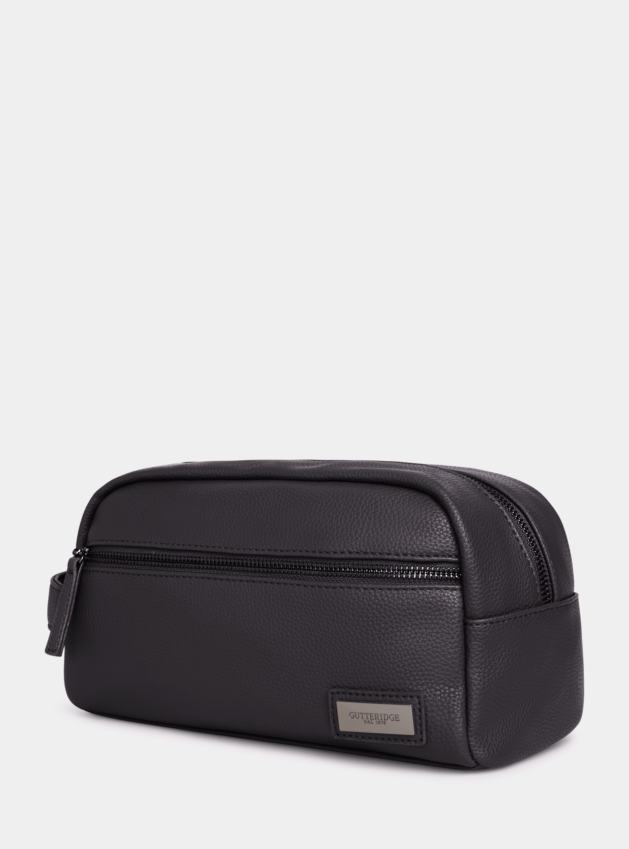 Necessaire with zip, BLACK