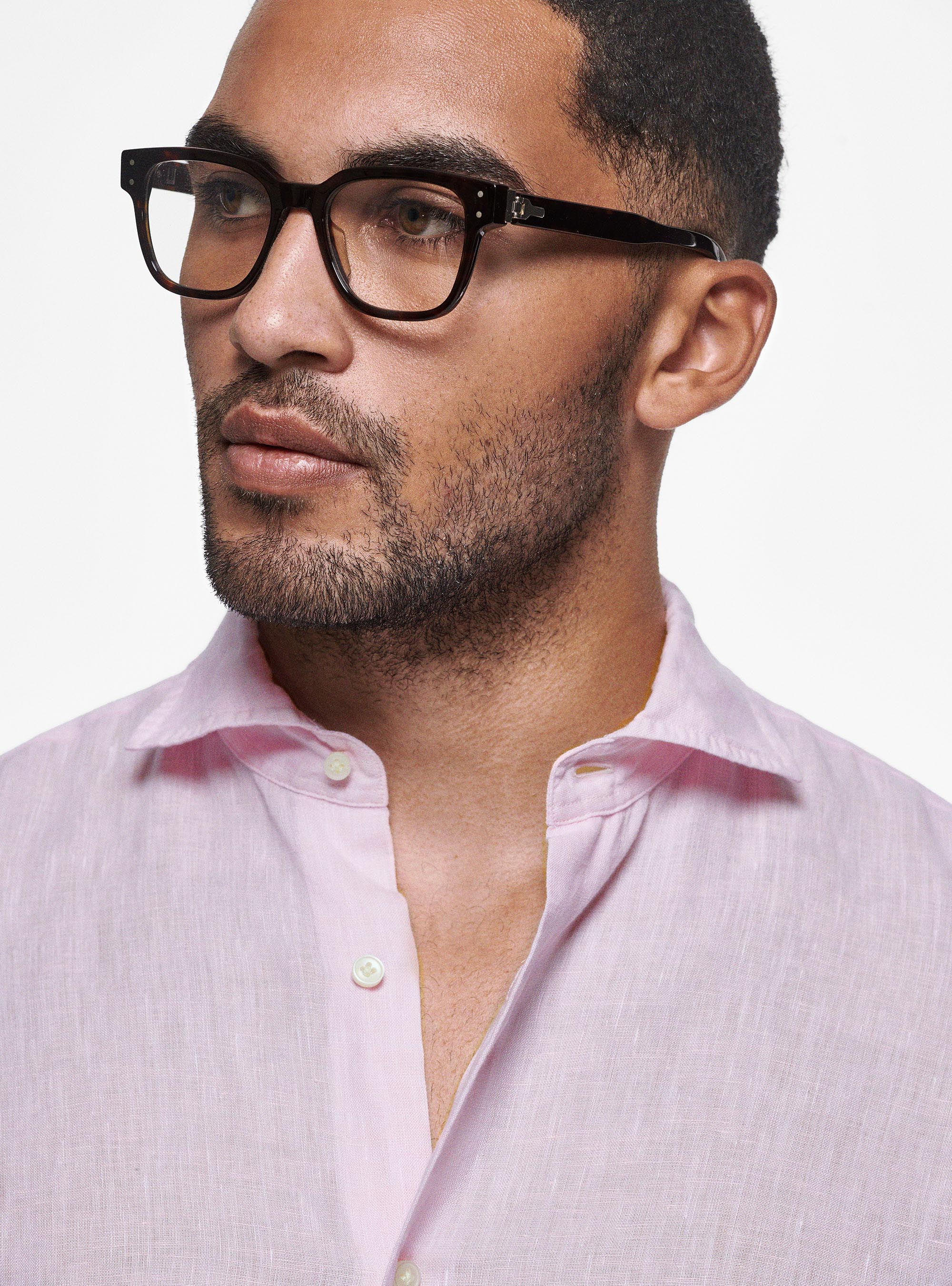 Pure linen shirt, PINK