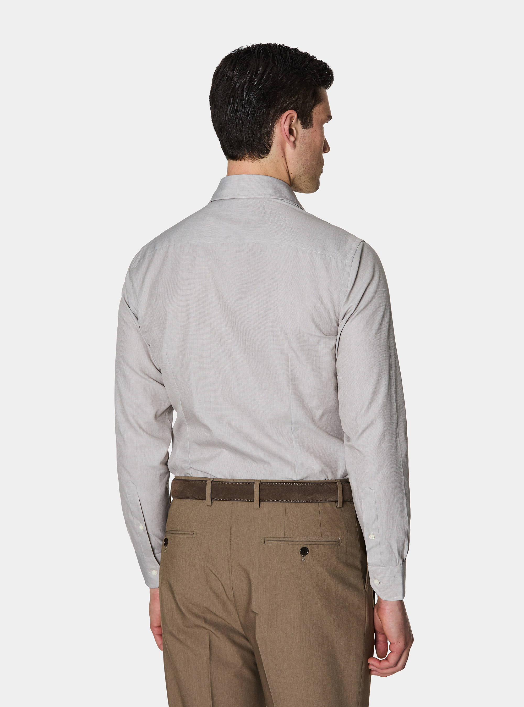 Chemise en coton fil &agrave; fil, BOUE