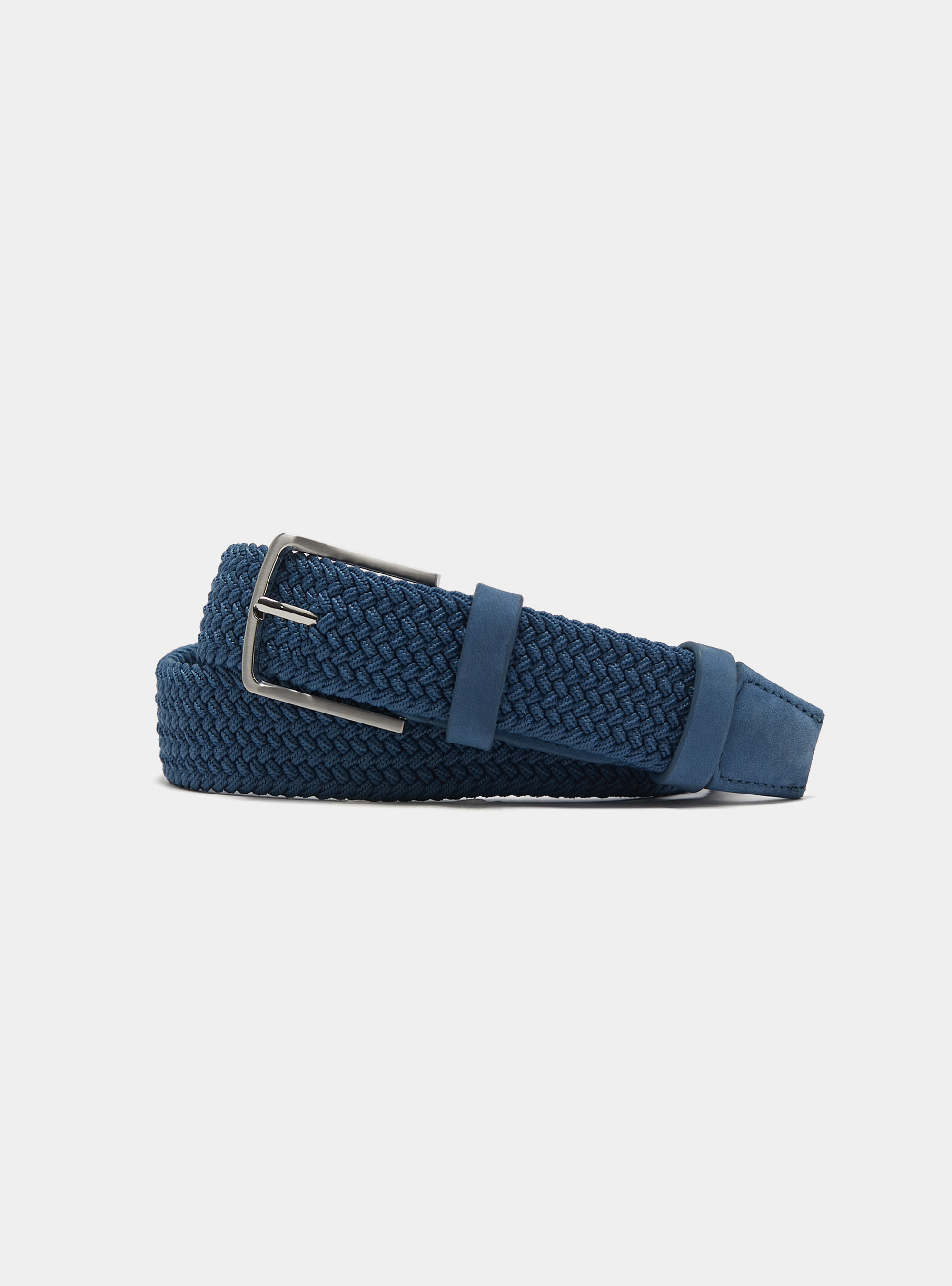 Ceinture élastique unie, BLEU CIEL