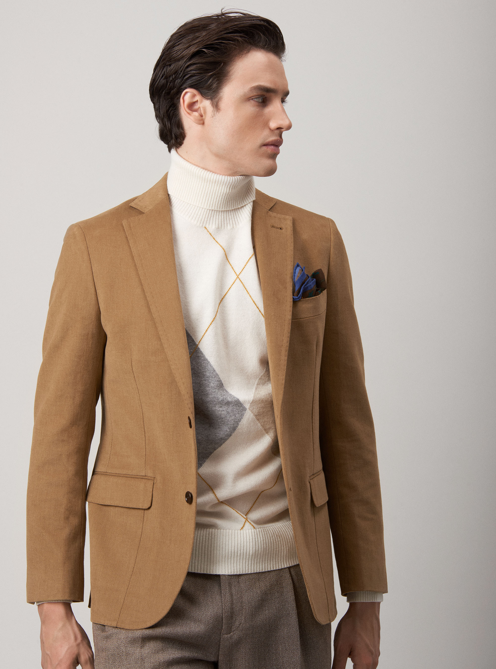 tan twill jacket