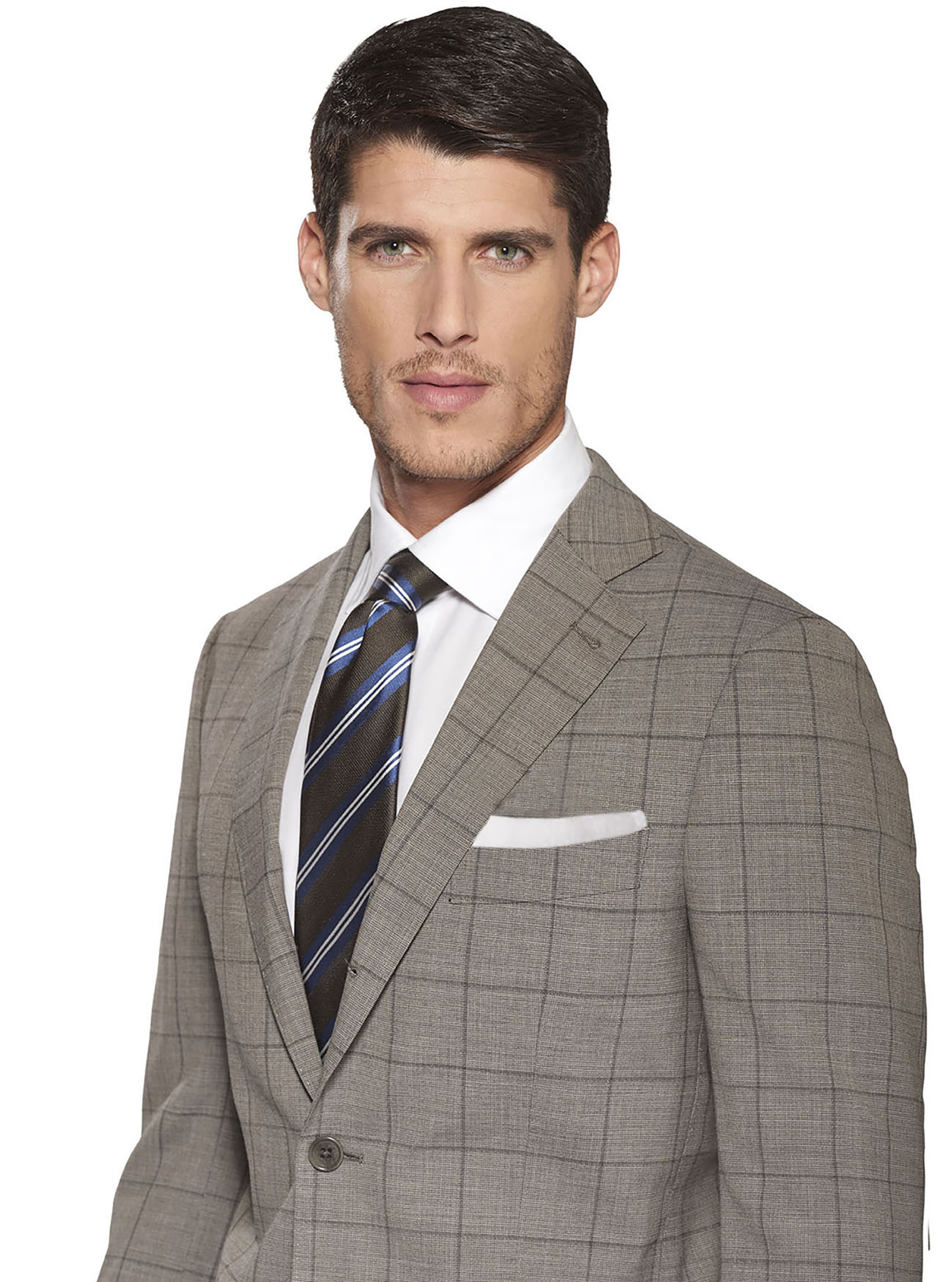 Stretch wool seersucker suit, MUD