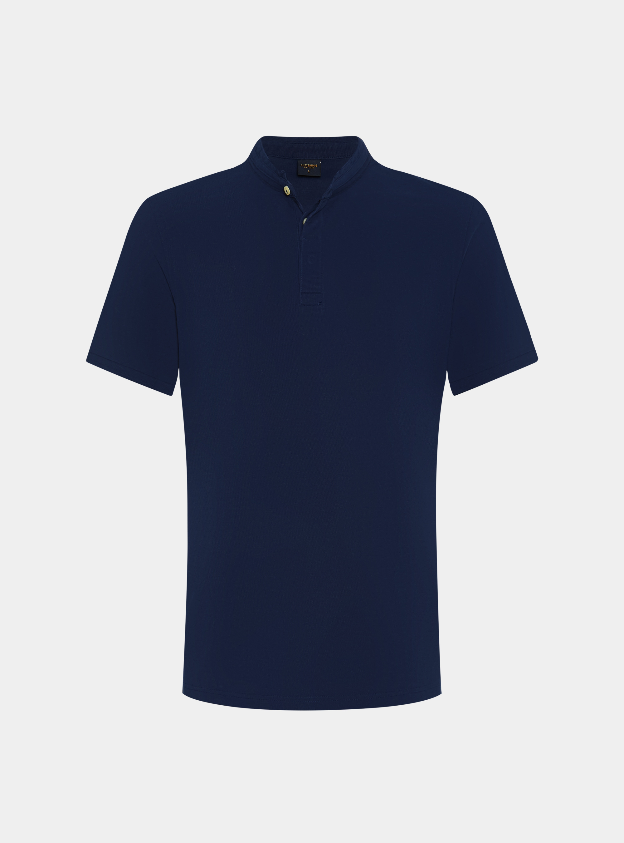 Polo en piqué coréen, BLEU