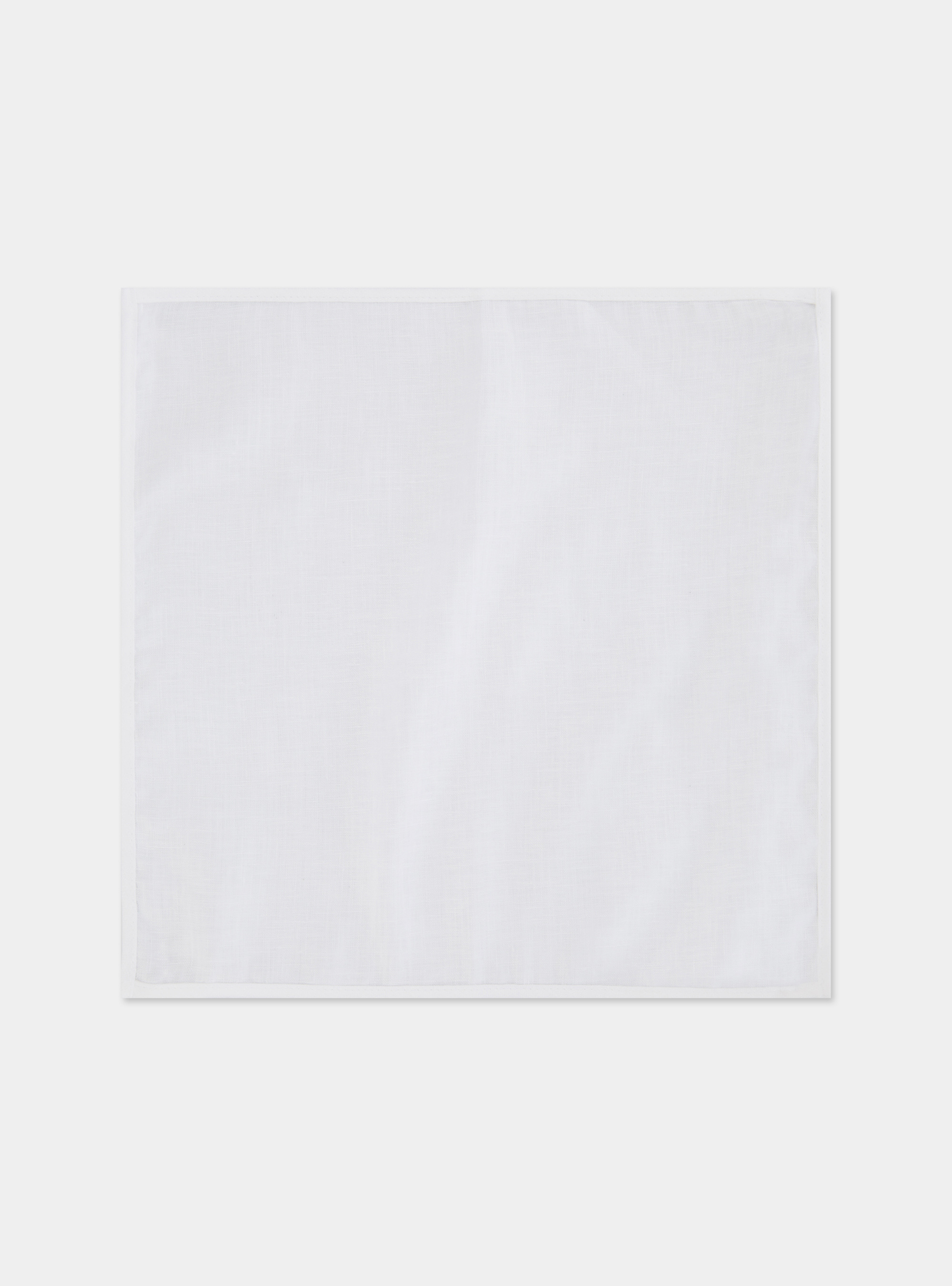 Taschen-Pochette aus Leinen, BIANCO 0099C