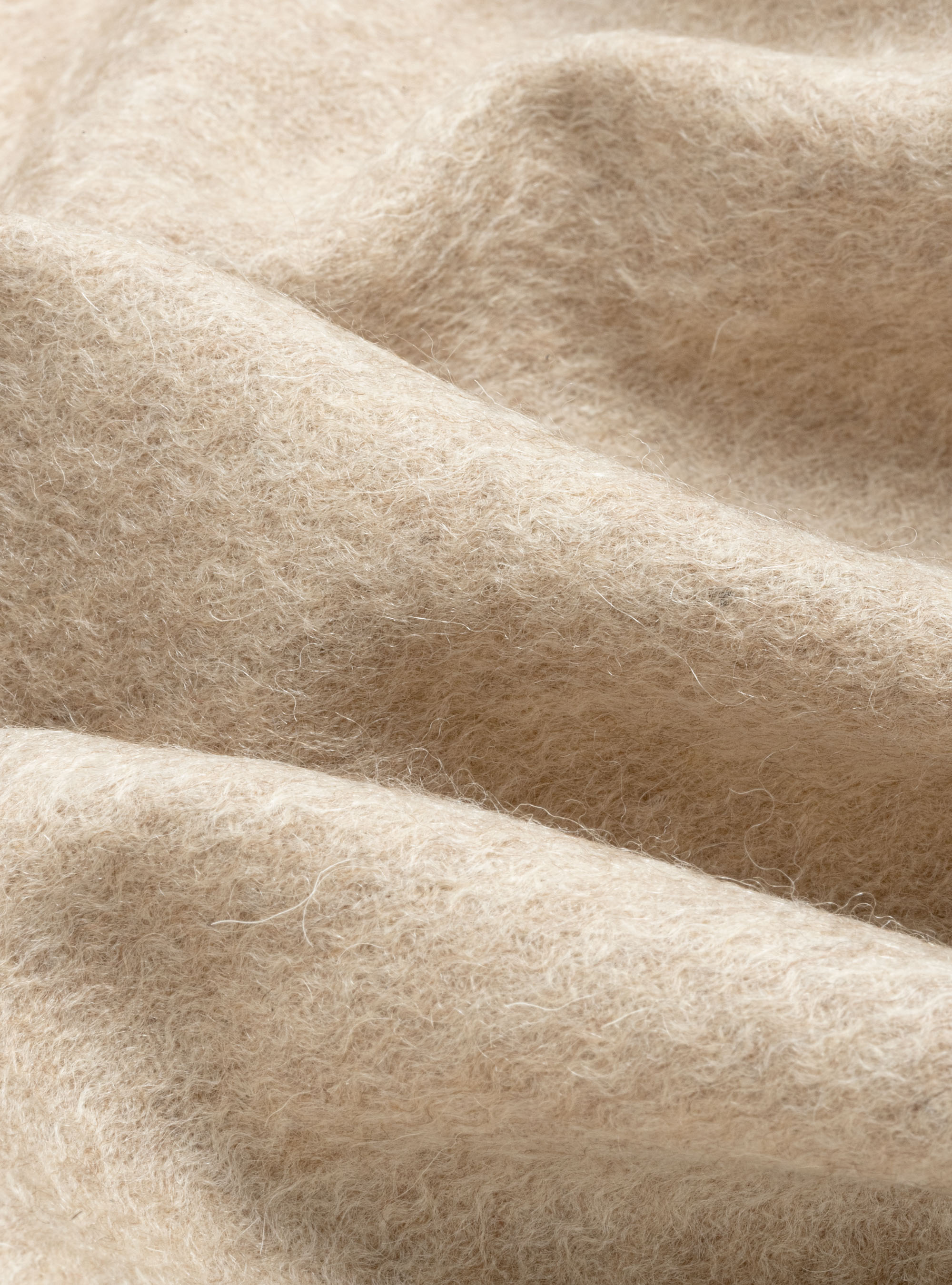 Sciarpa in lana e cashmere, PANNA