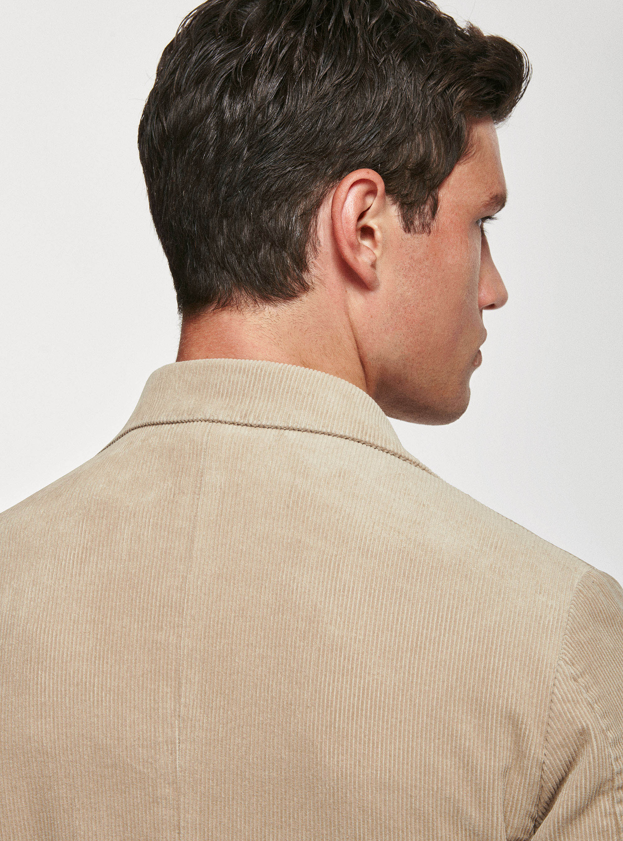 Giacca in velluto, SABBIA