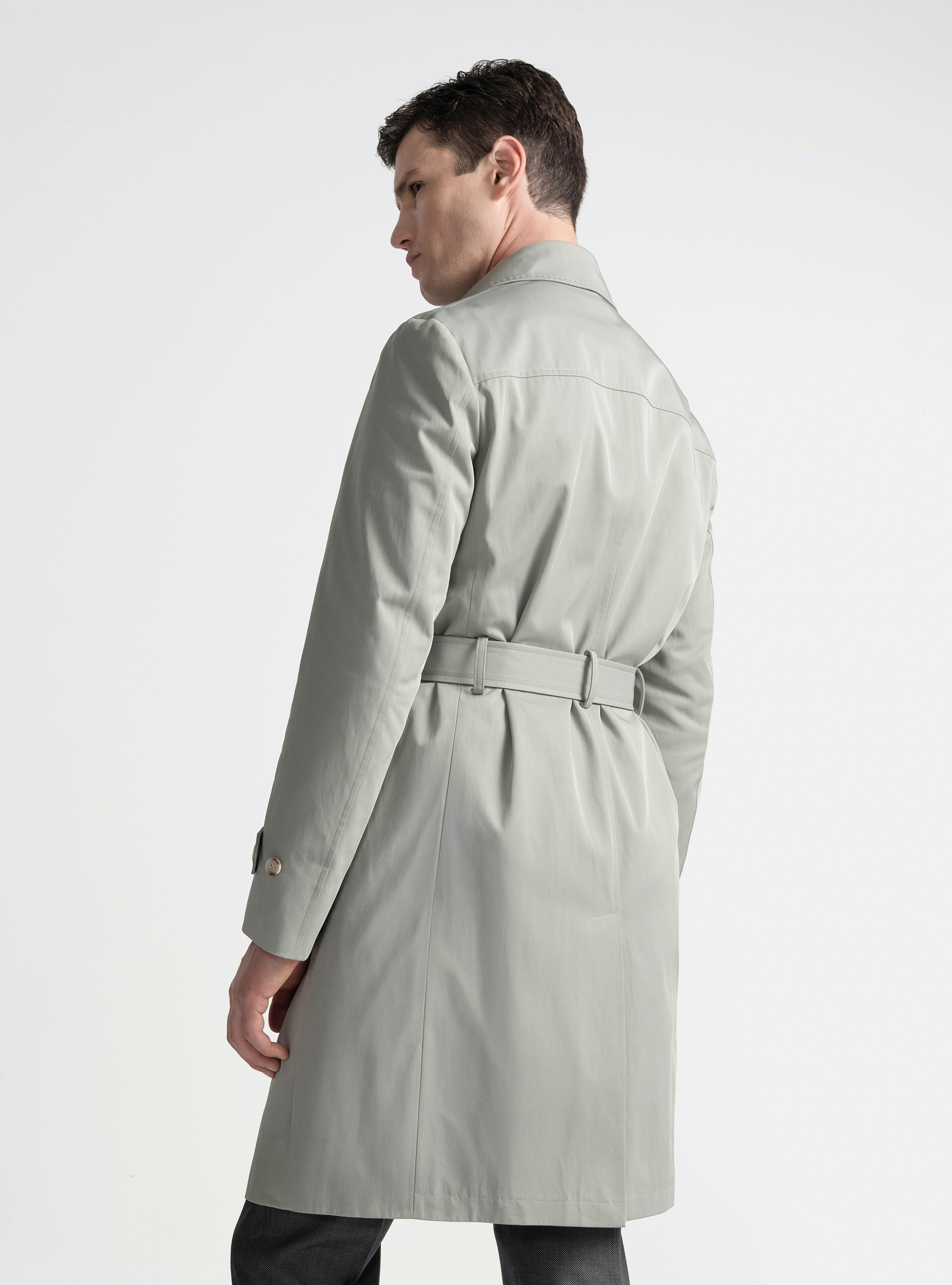 Trench de sarga de algodón, SALVIA 0602C