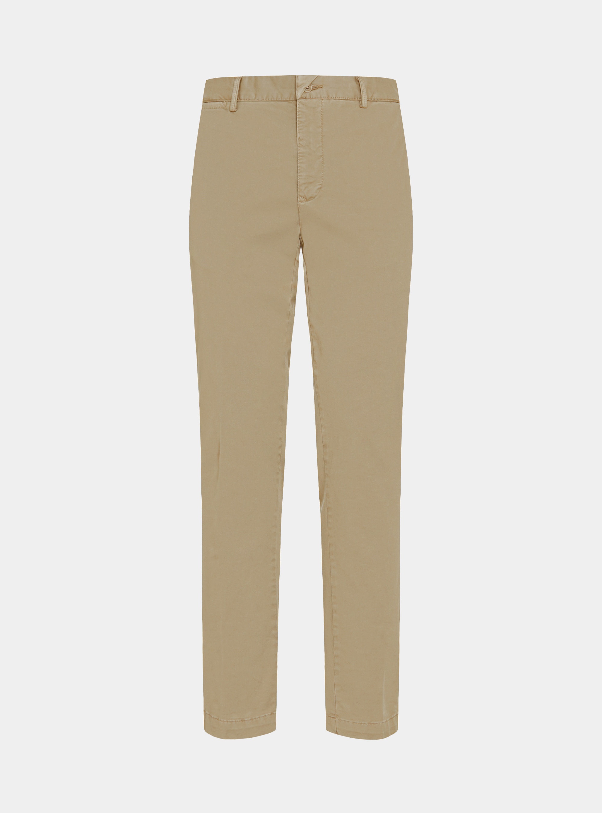 Pantaloni chino slim fit in twill stretch, FANGO