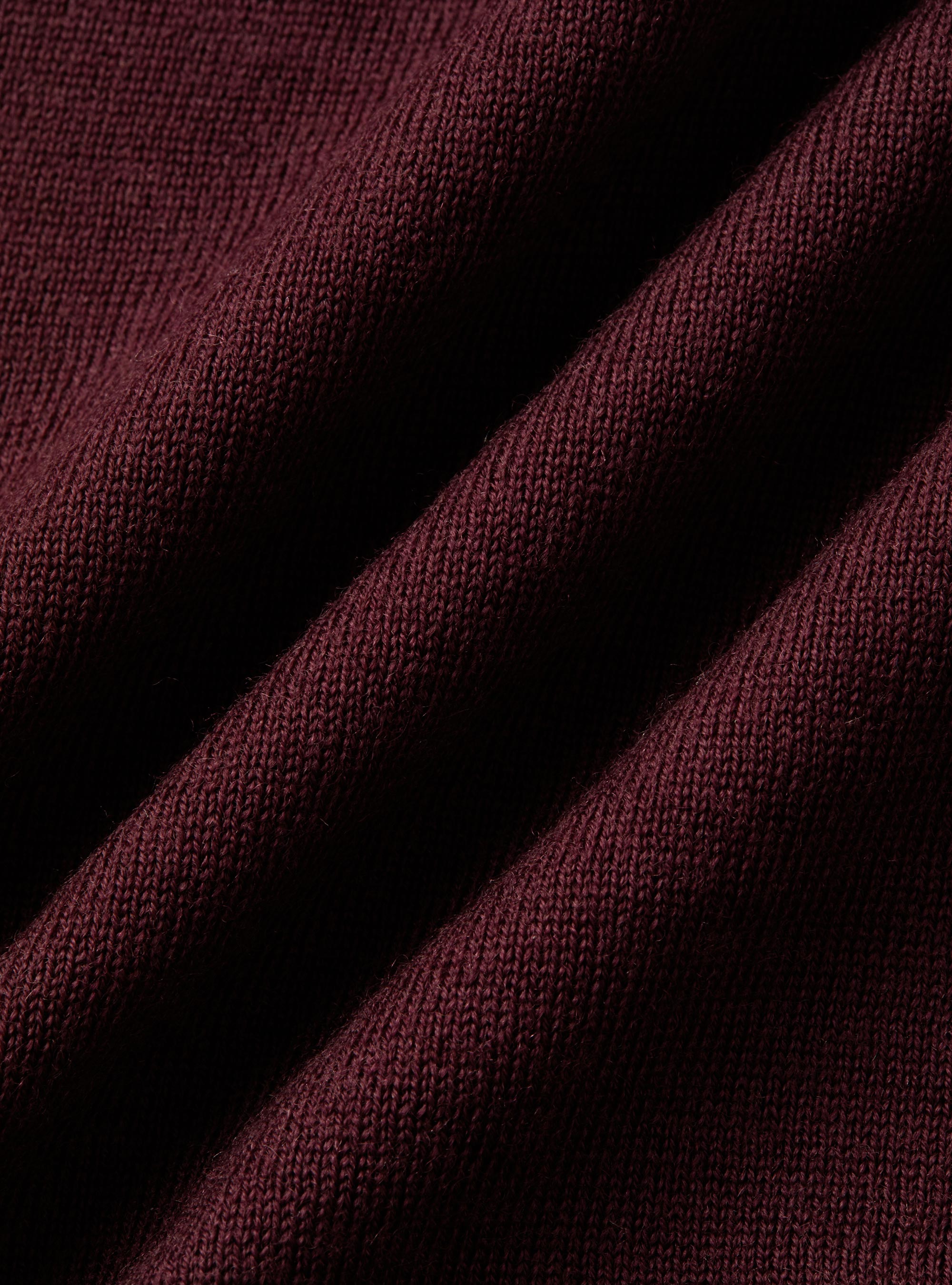 Dolcevita in pura lana merino extrafine, BORDEAUX