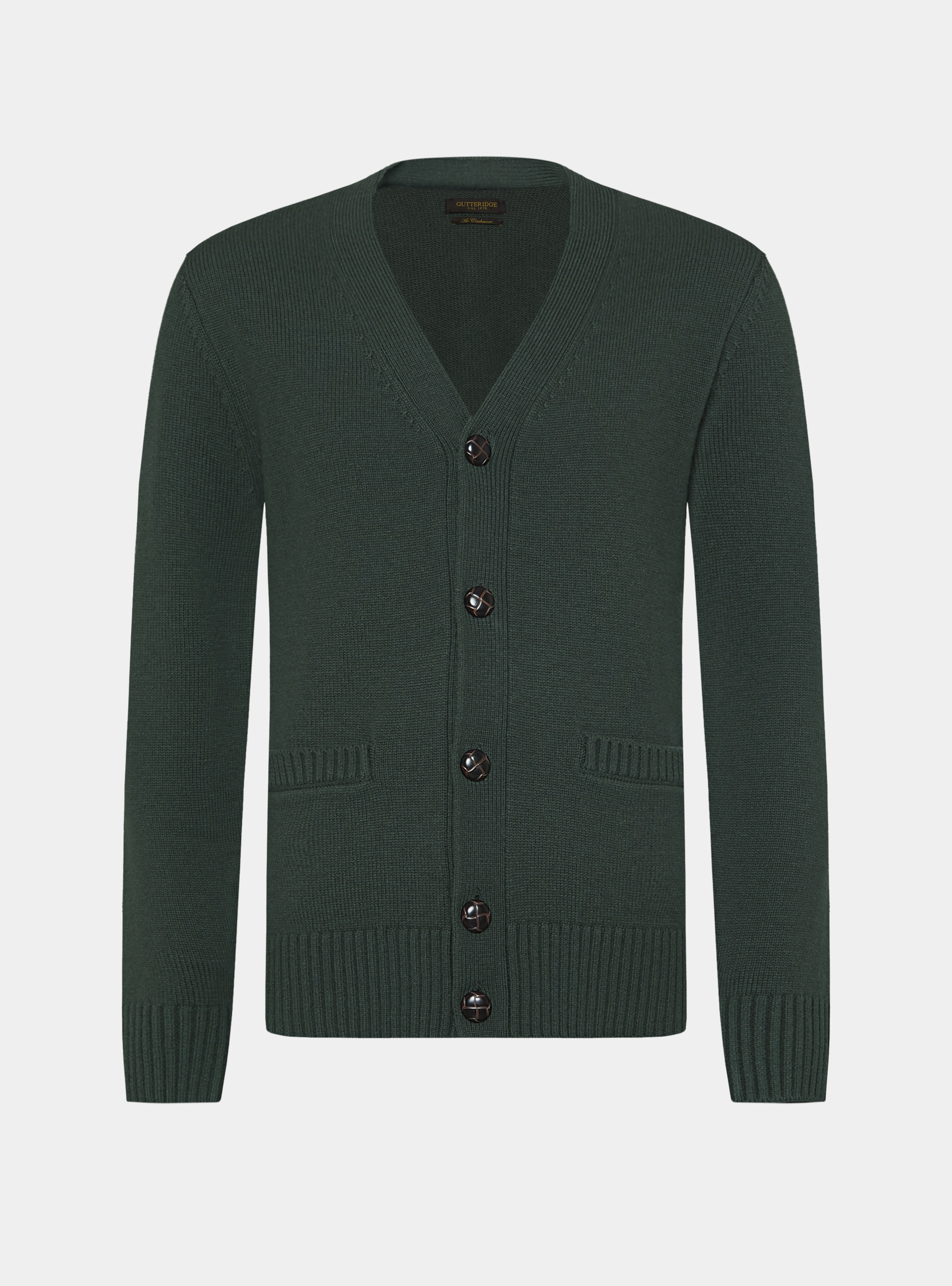 Cardigan in maglia in lambswool, MILITARE 0609C