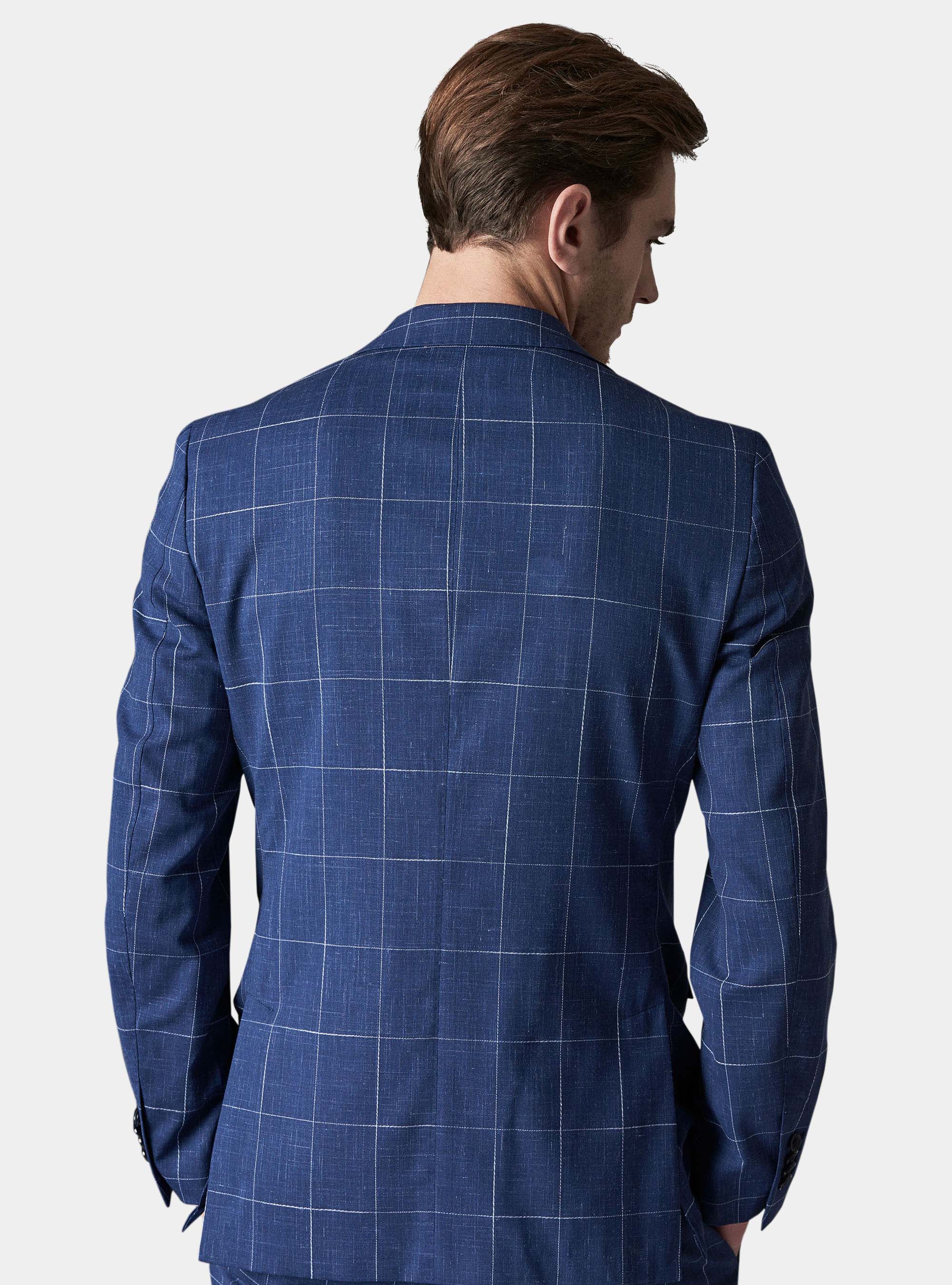 Abito overcheck in lana e lino stretch | Gutteridge | SALDI PRIVATI Uomo