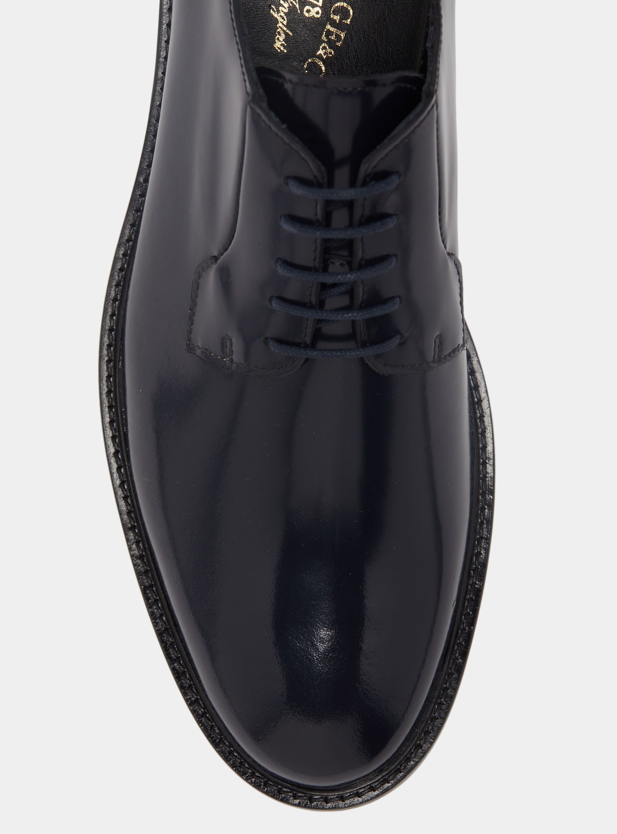 Derby in pelle abrasivata, BLU NAVY