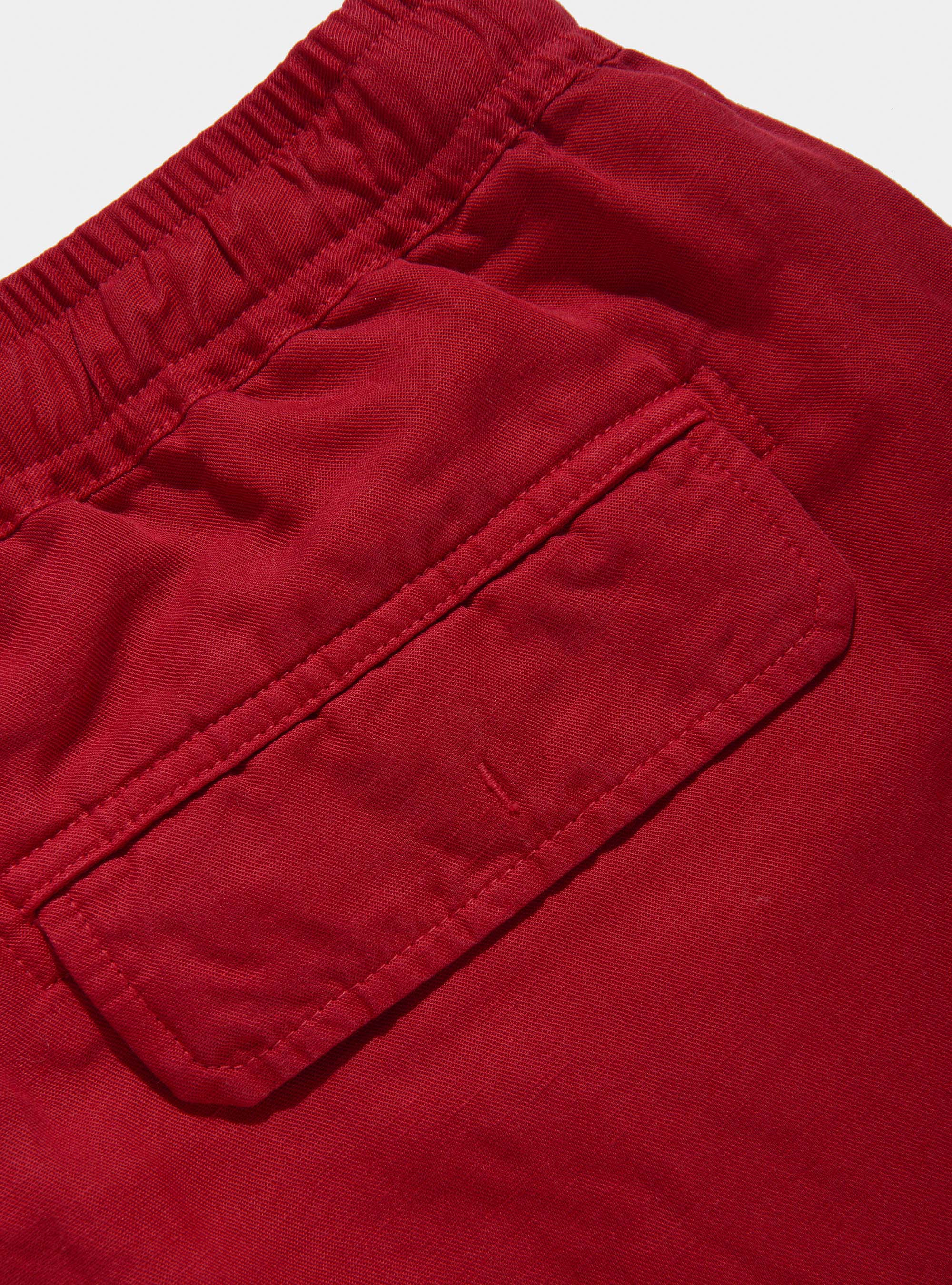 Linen blend bermuda shorts with drawstrings, 0321C CILIEGIA