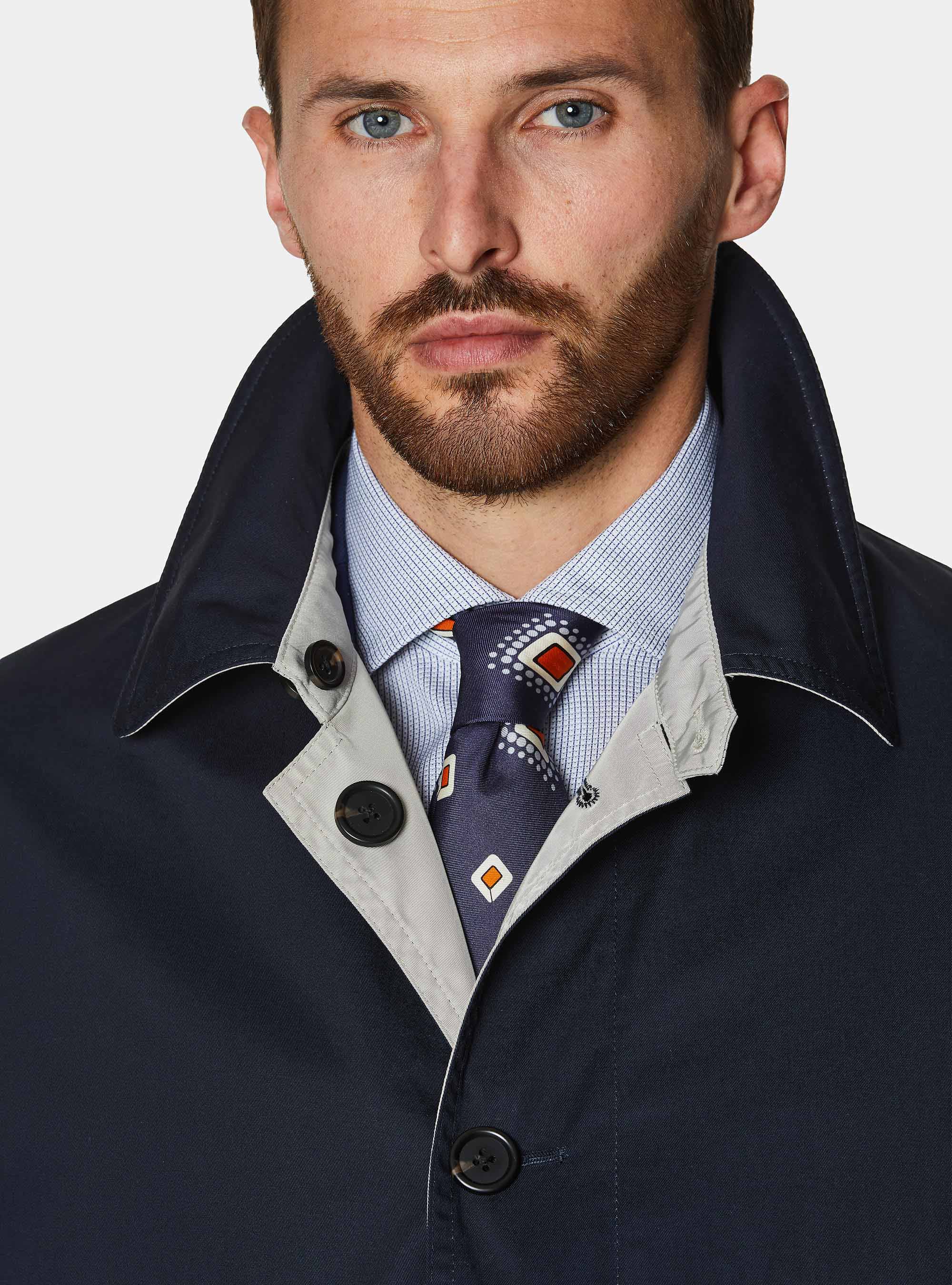 Impermeable reversible, AZUL MARINO