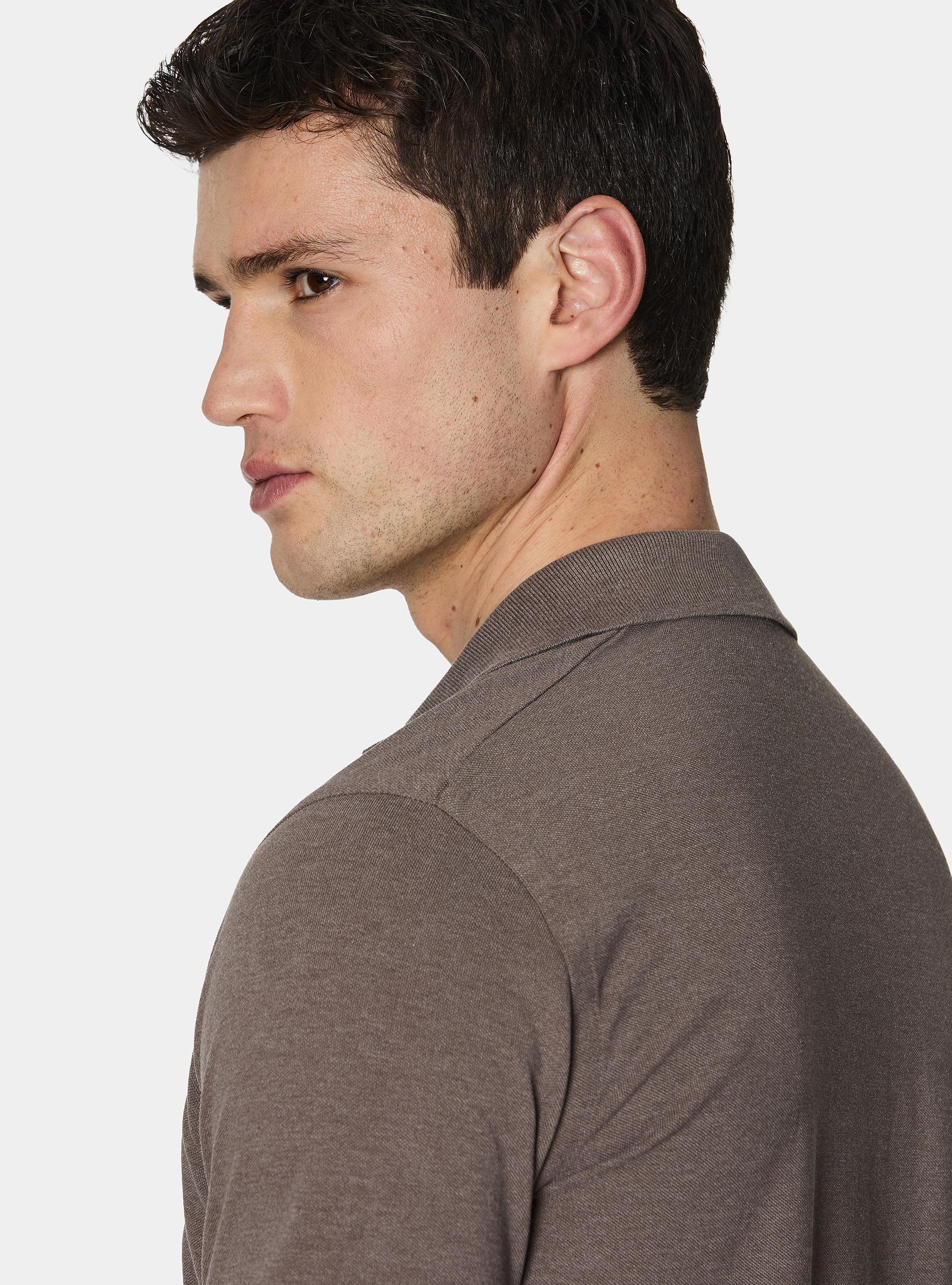 Classic piqu&eacute; polo shirt, MUD