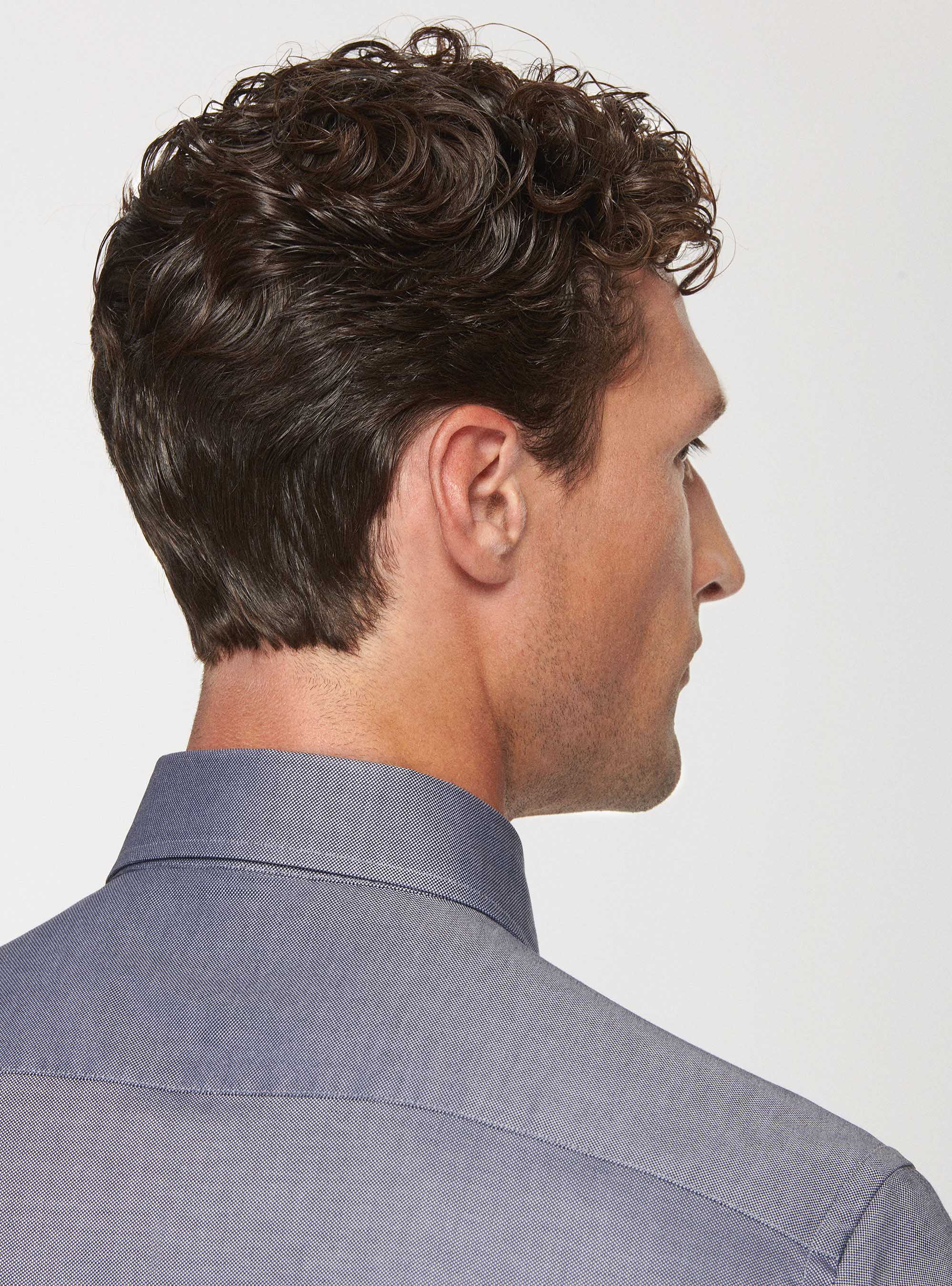 Camicia in cotone oxford, BLU NAVY