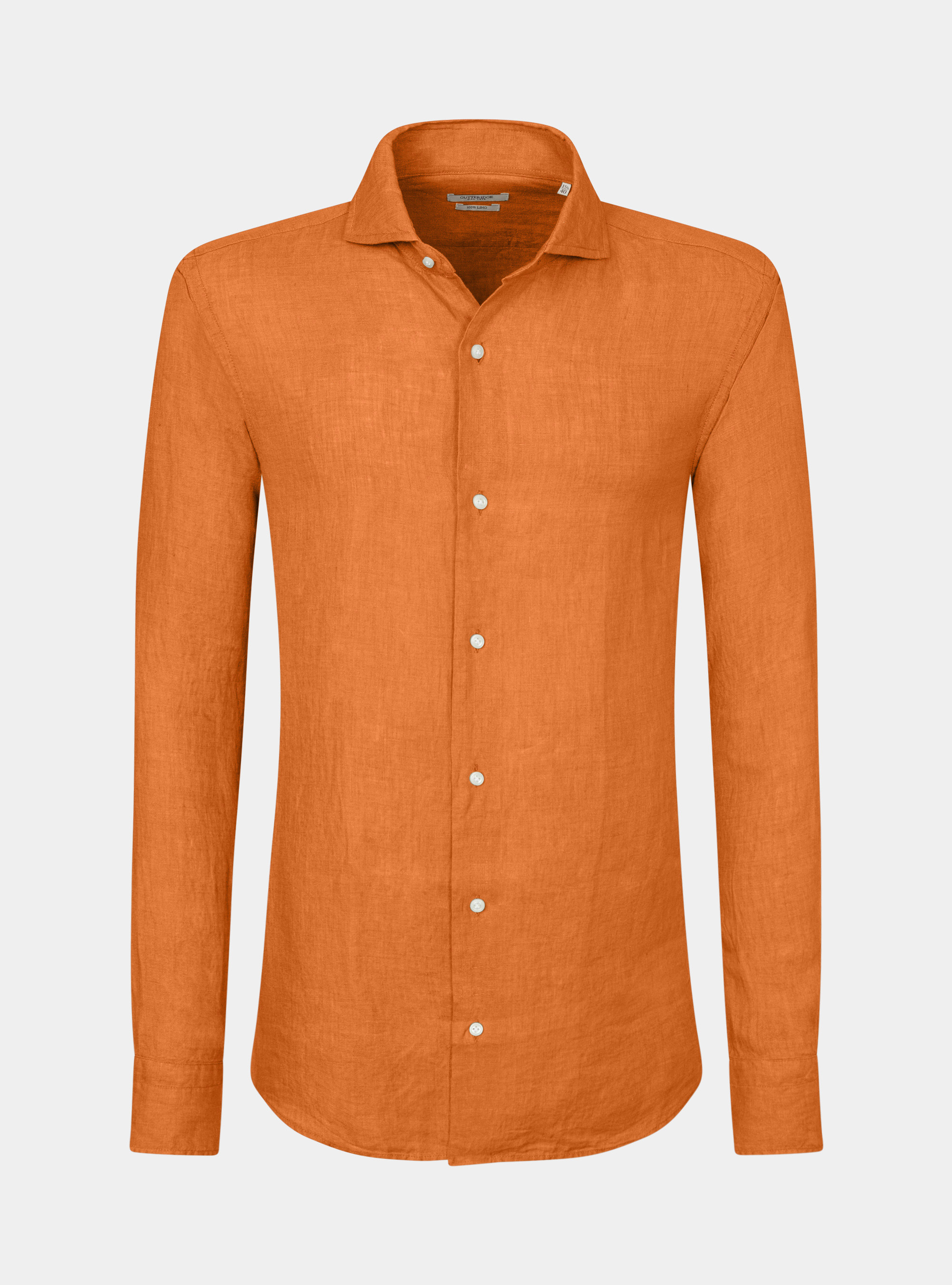 Camisa de cuello franc&eacute;s de lino puro, 0713C ZUCCA