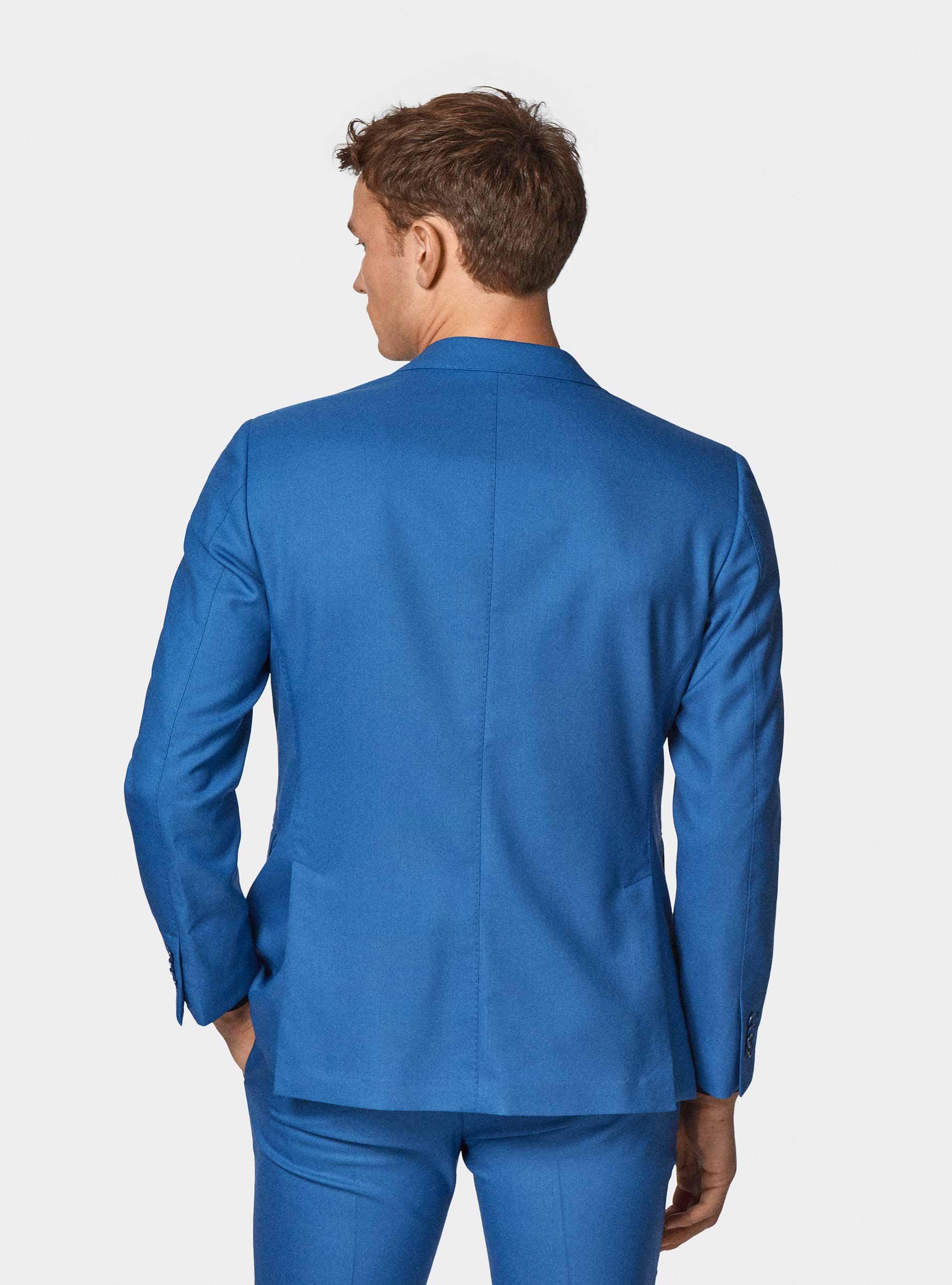 Pure wool suit blazer Vitale Barberis Canonico, 0226C CERULEO