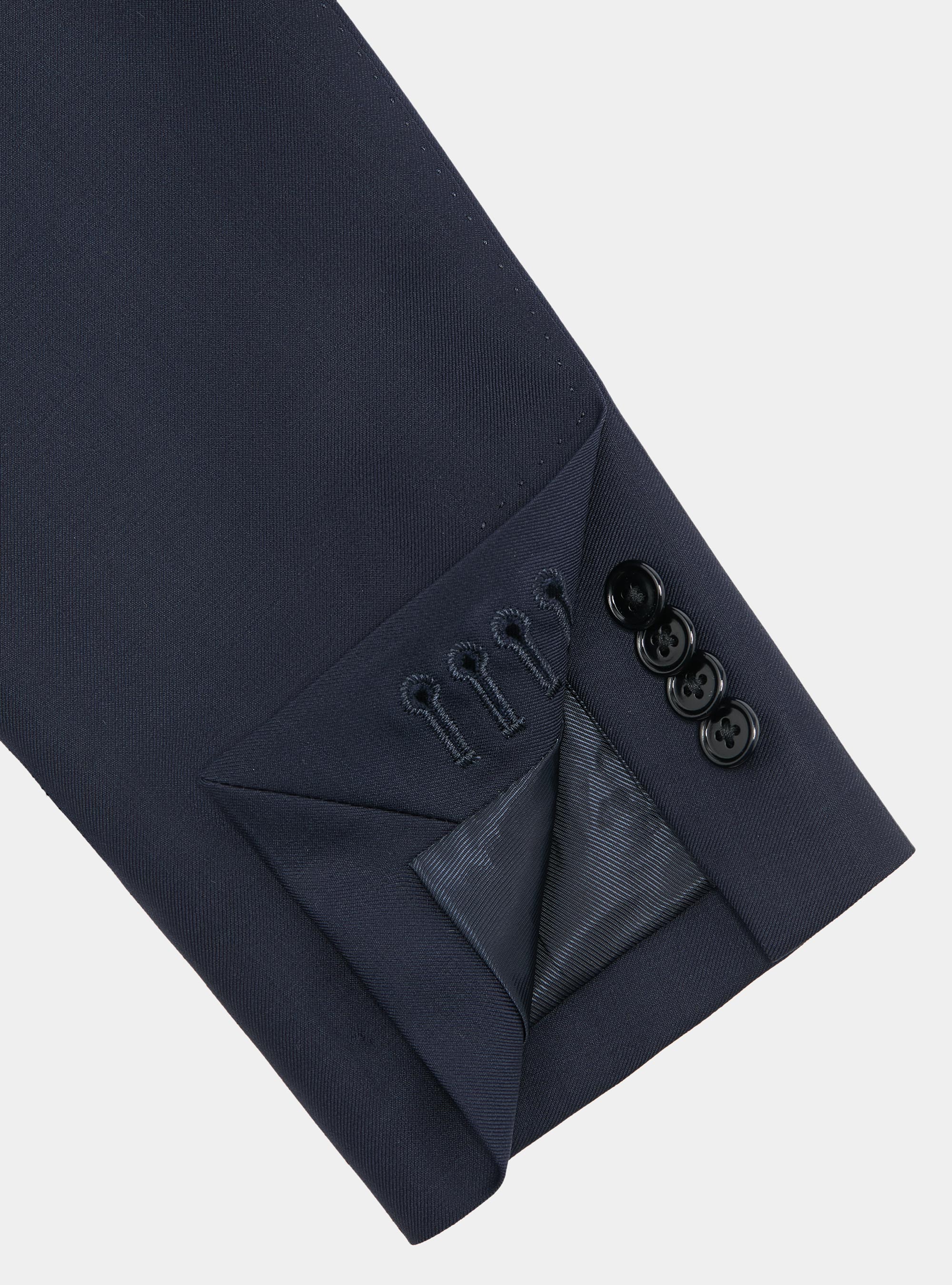 Giacca doppiopetto in lana Vitale Barberis Canonico, BLU NAVY