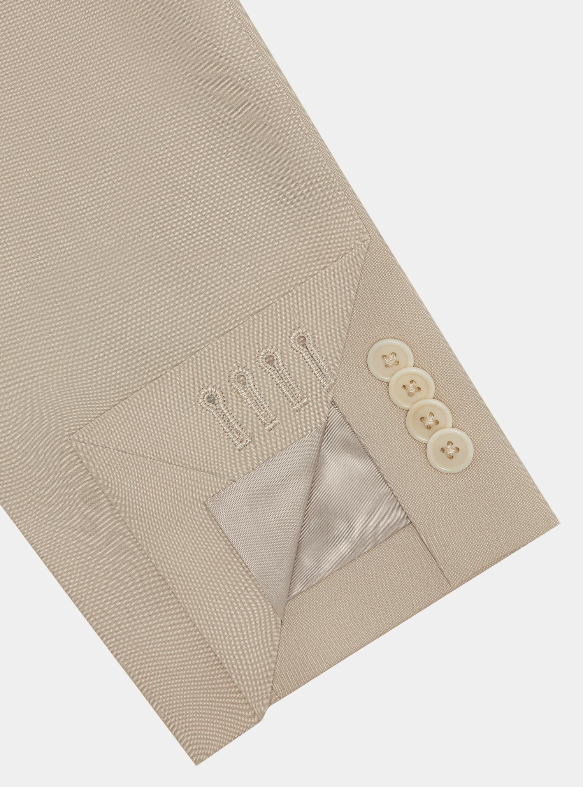 Americana de traje cl&aacute;sica slim fit, CRUDO