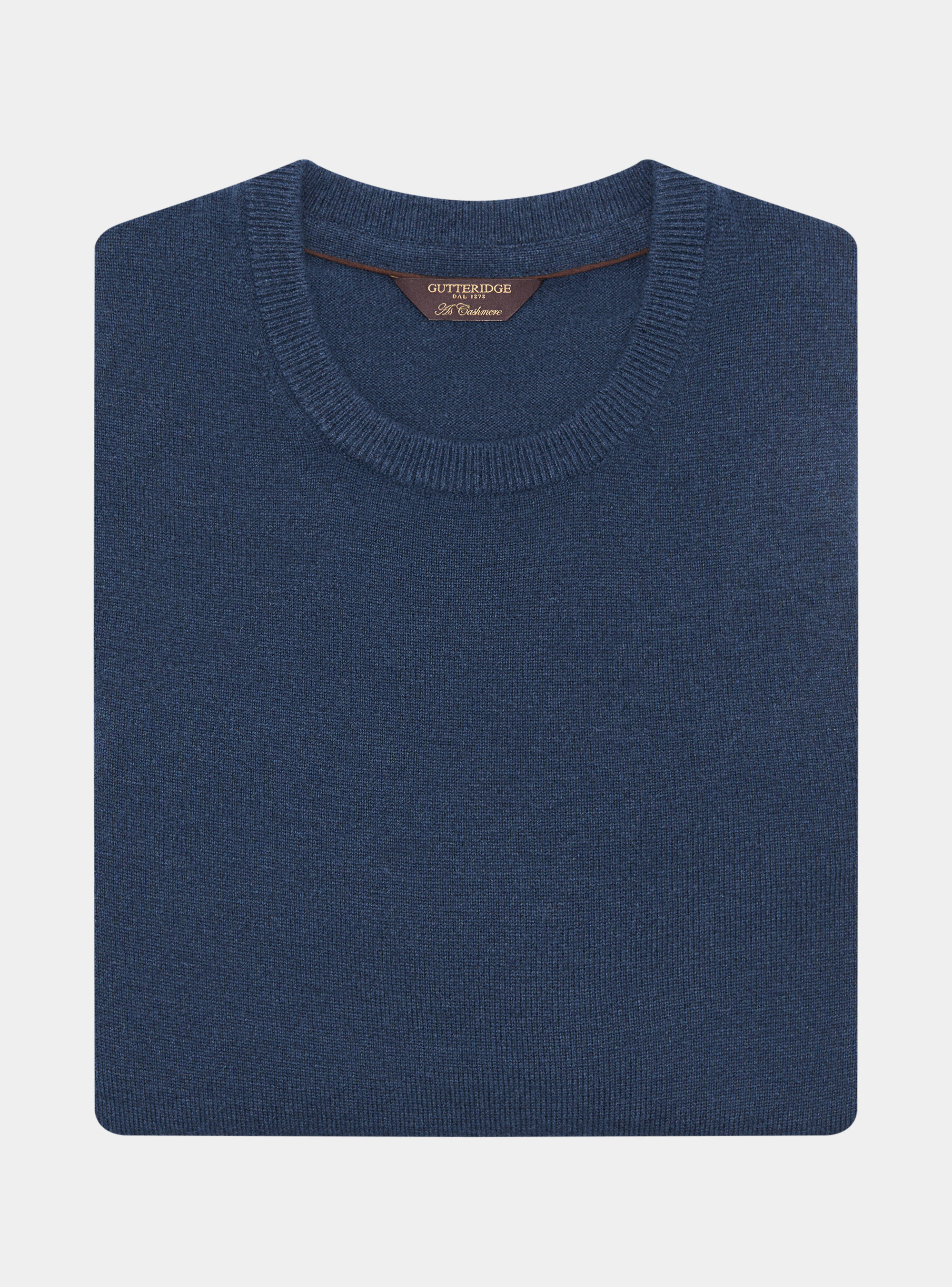 Trikot mit Rundhalsausschnitt aus Lambswool und Kaschmir, INCHIOSTRO 0232C