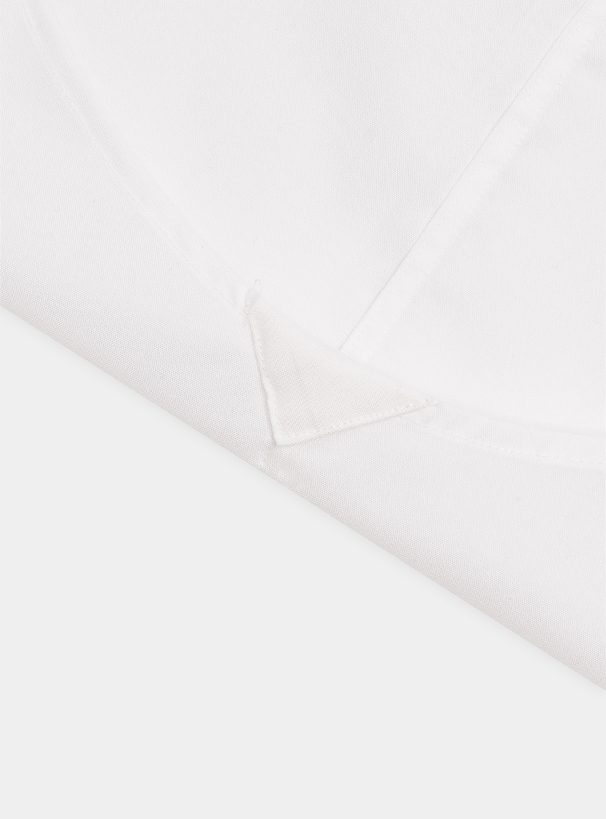 Camicia smoking con collo diplomatico, BIANCO