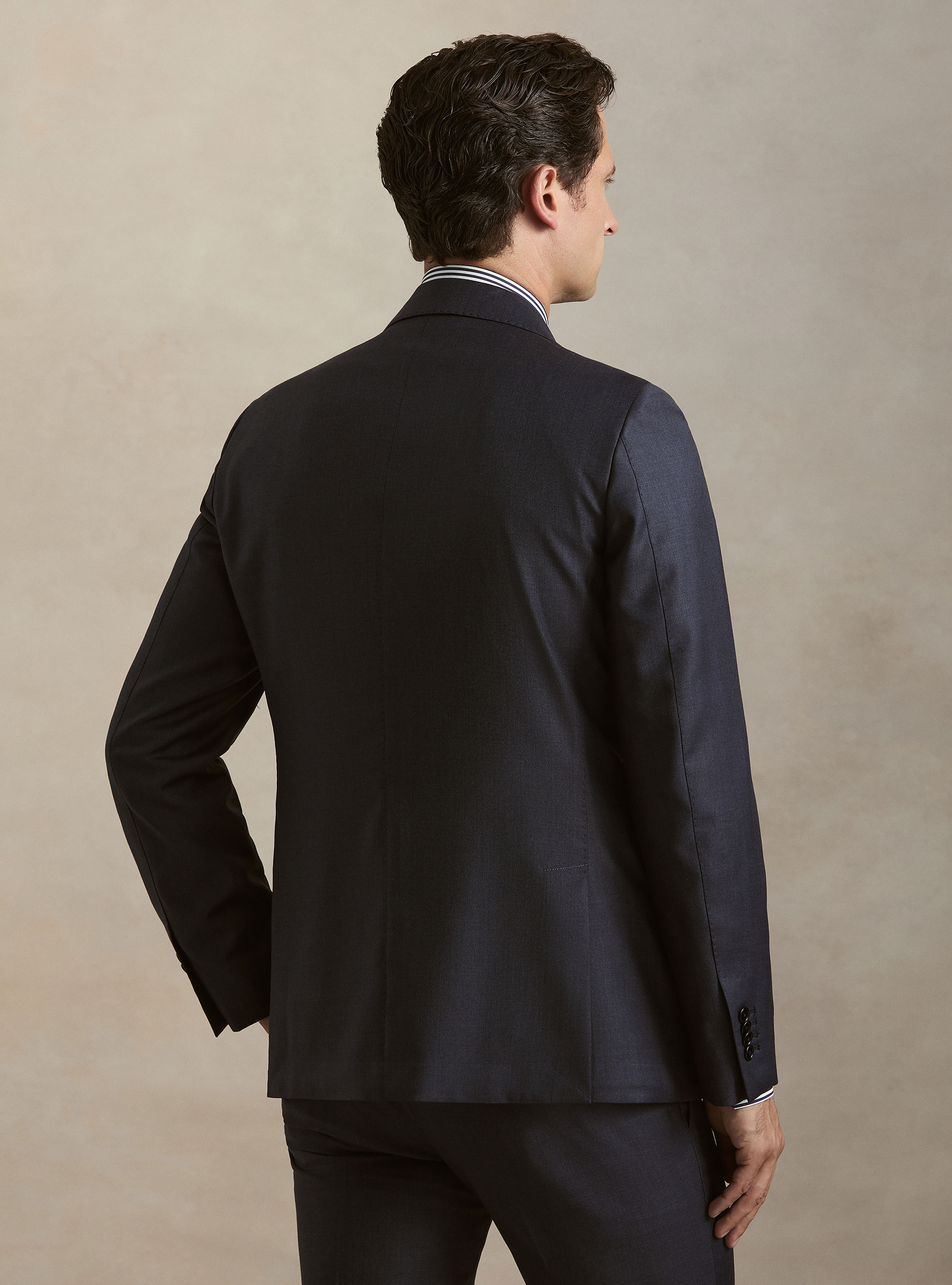 Pure wool suit jacket by Vitale Barberis Canonico, INK