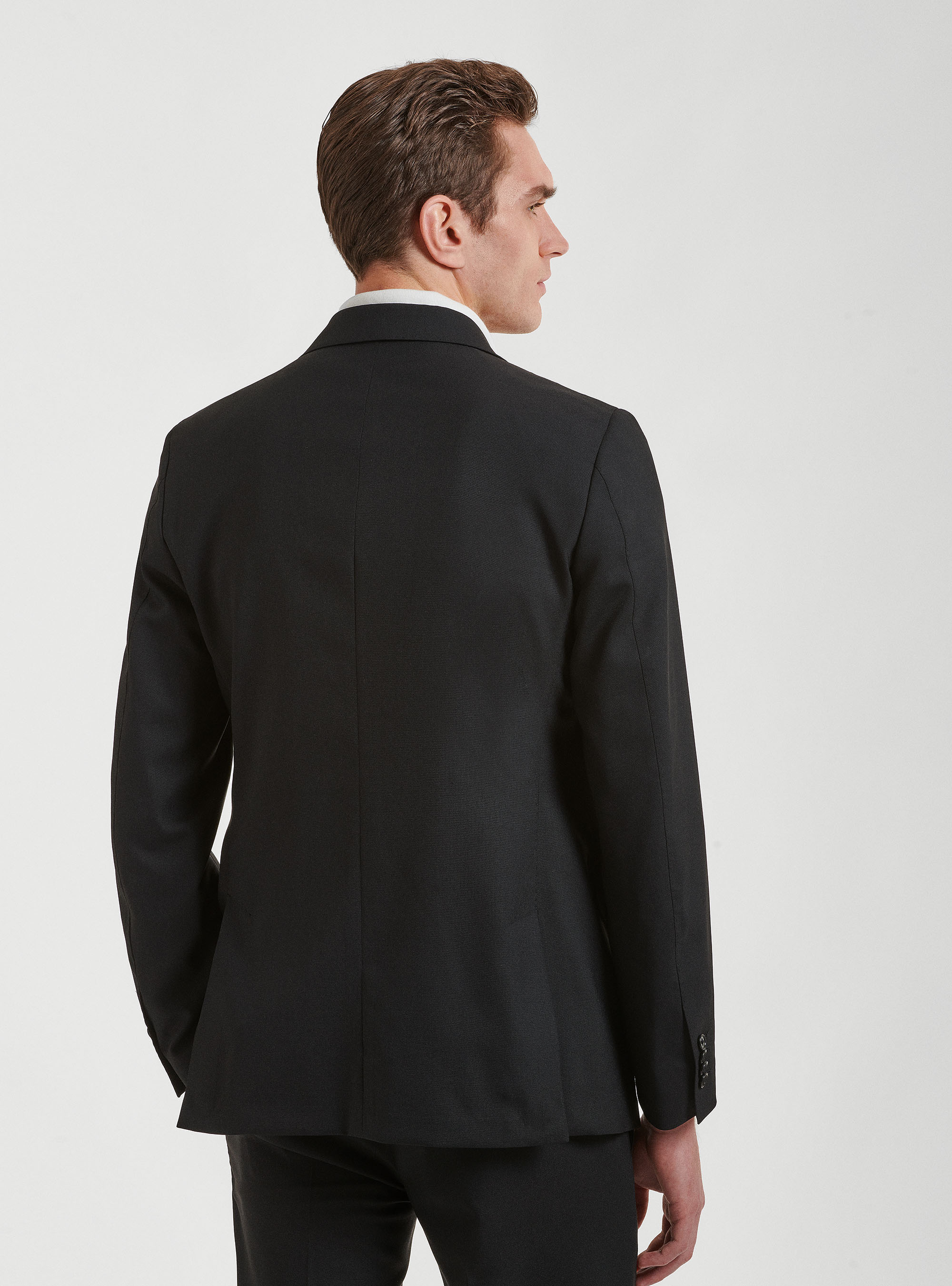 Pure wool suit blazer Vitale Barberis Canonico, BLACK