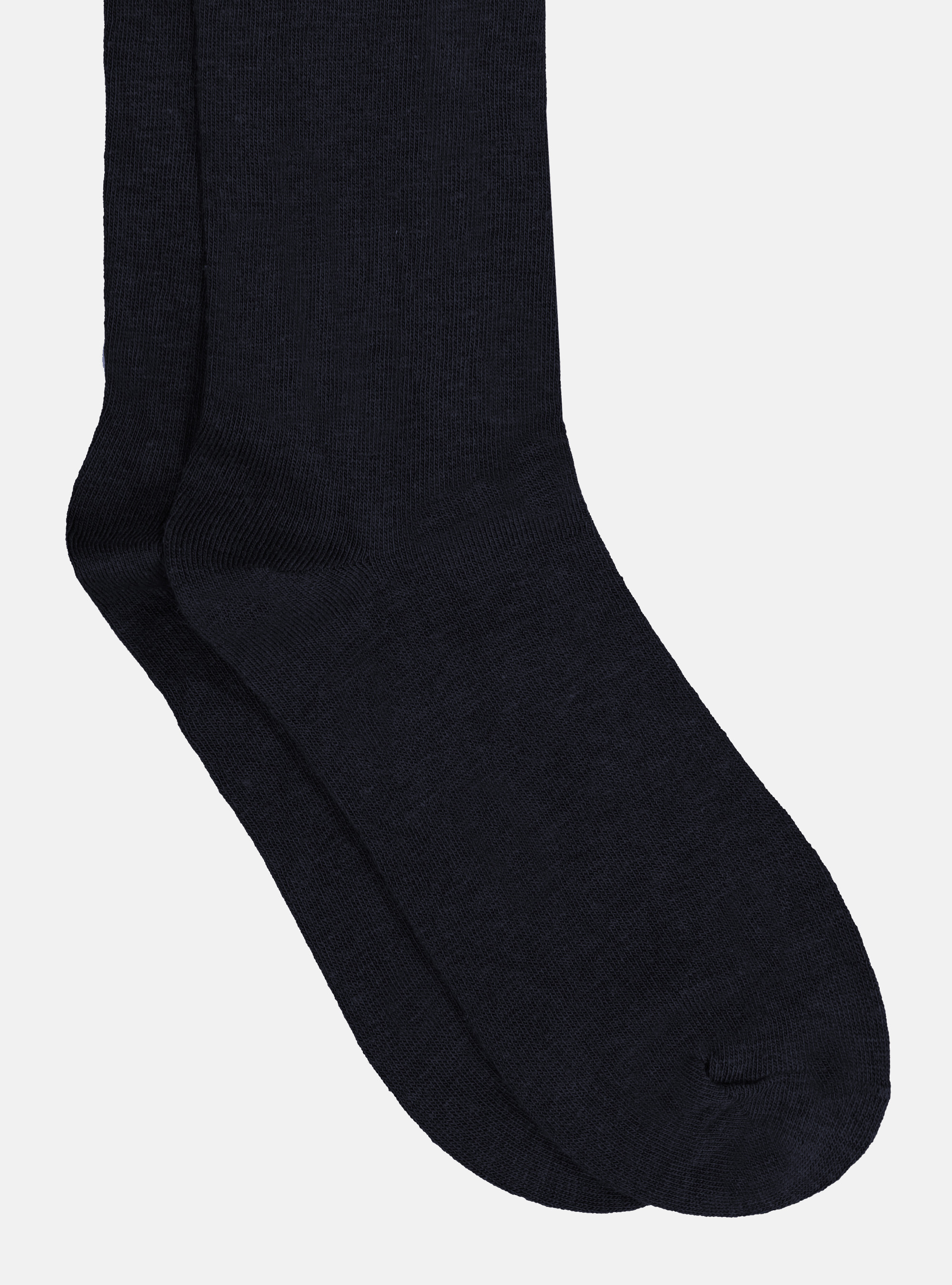 Calzini lunghi in misto cashmere, BLU NAVY