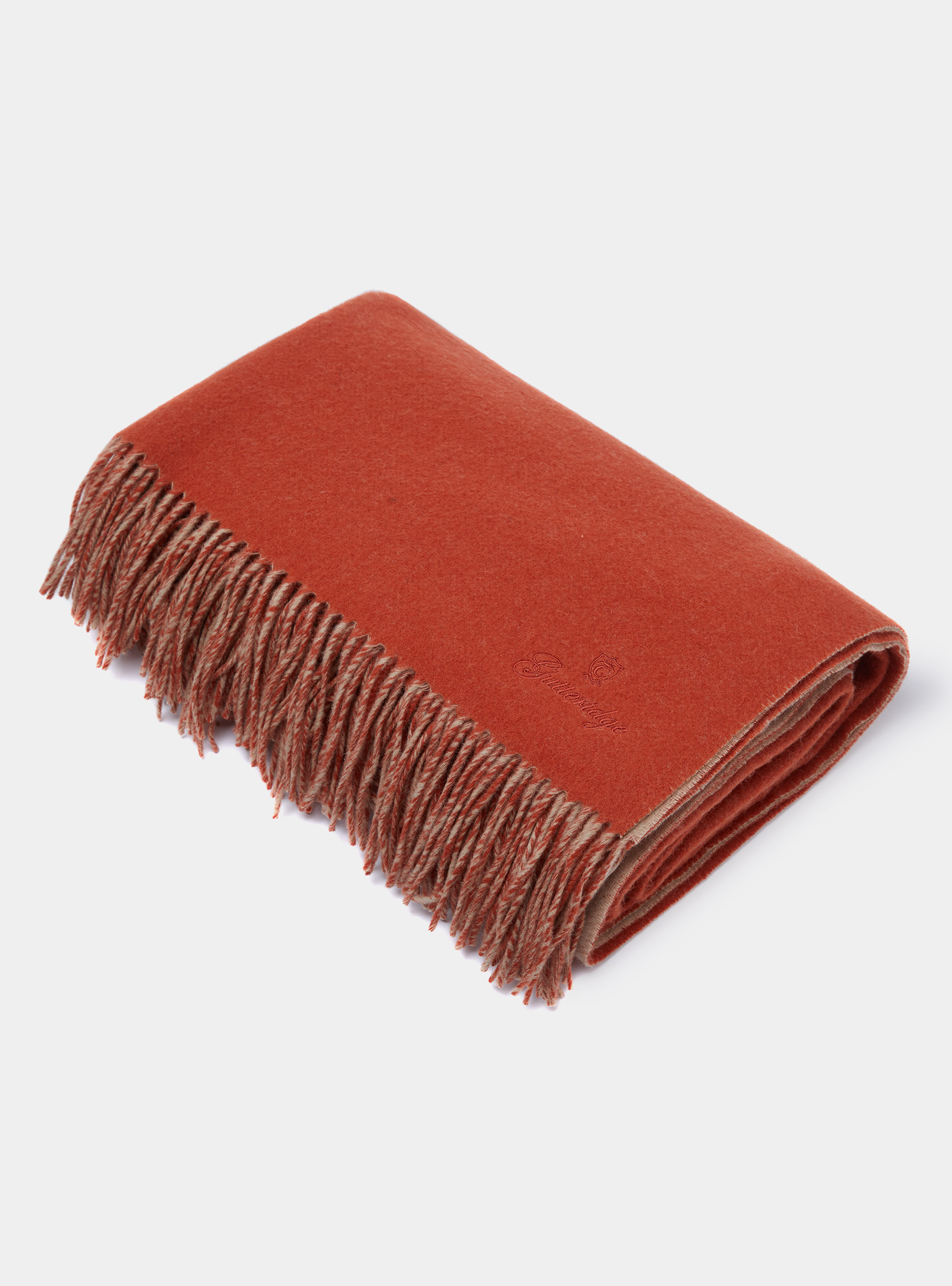 Tela escocesa con mezcla de cachemira, ARCILLA