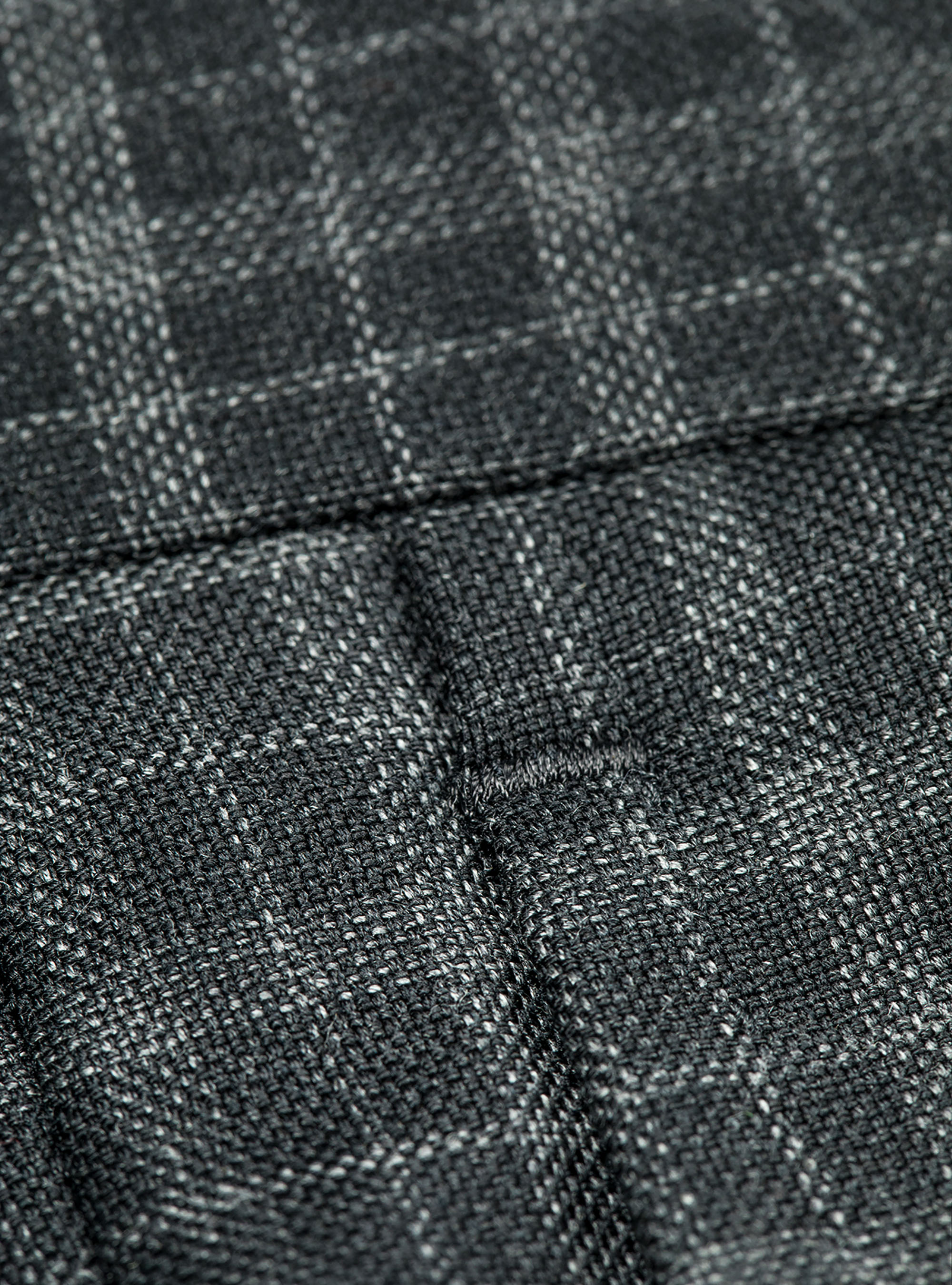 WOOL SLIM FIT TROUSERS WITH PLEATS, ASPHALT GREY