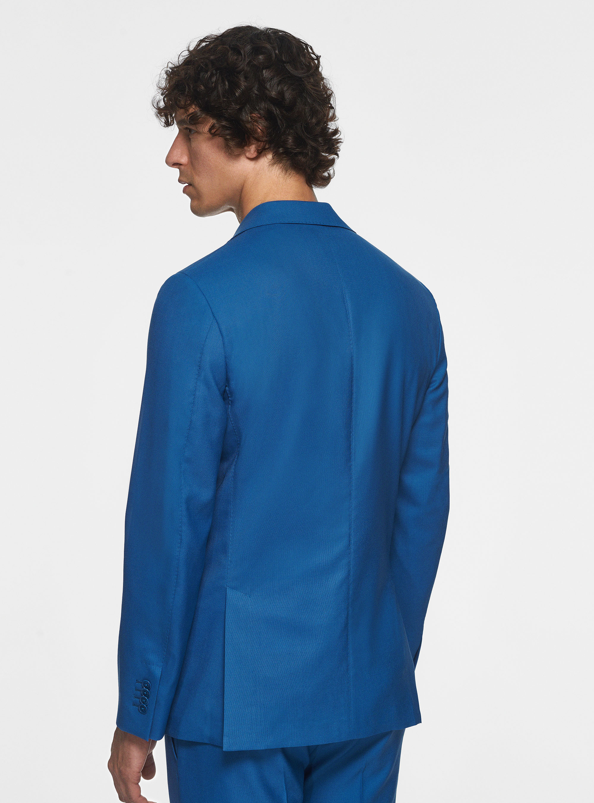 Giacca in pura lana Vitale Barberis Canonico, 0226C CERULEO