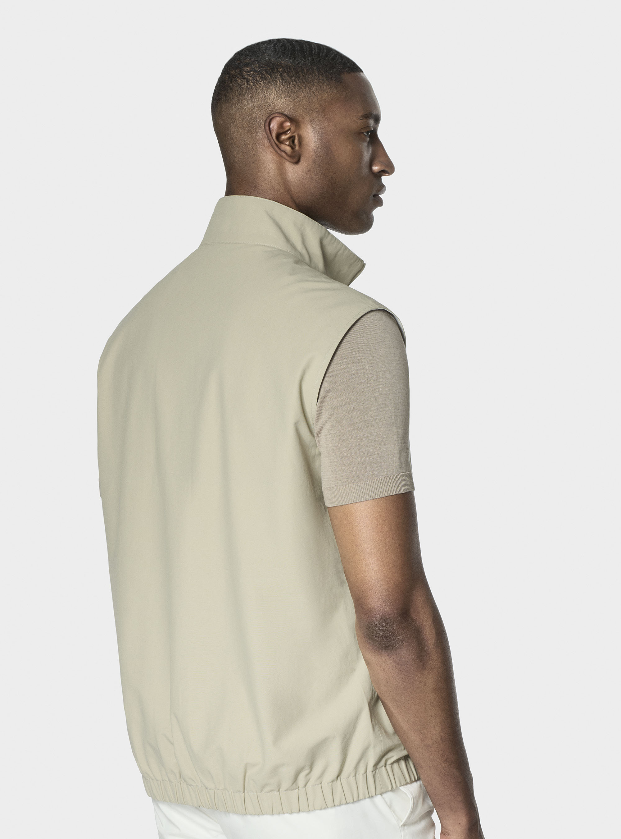 Wendbarer &Auml;rmel aus einer Baumwollmischung, SABBIA 0561C