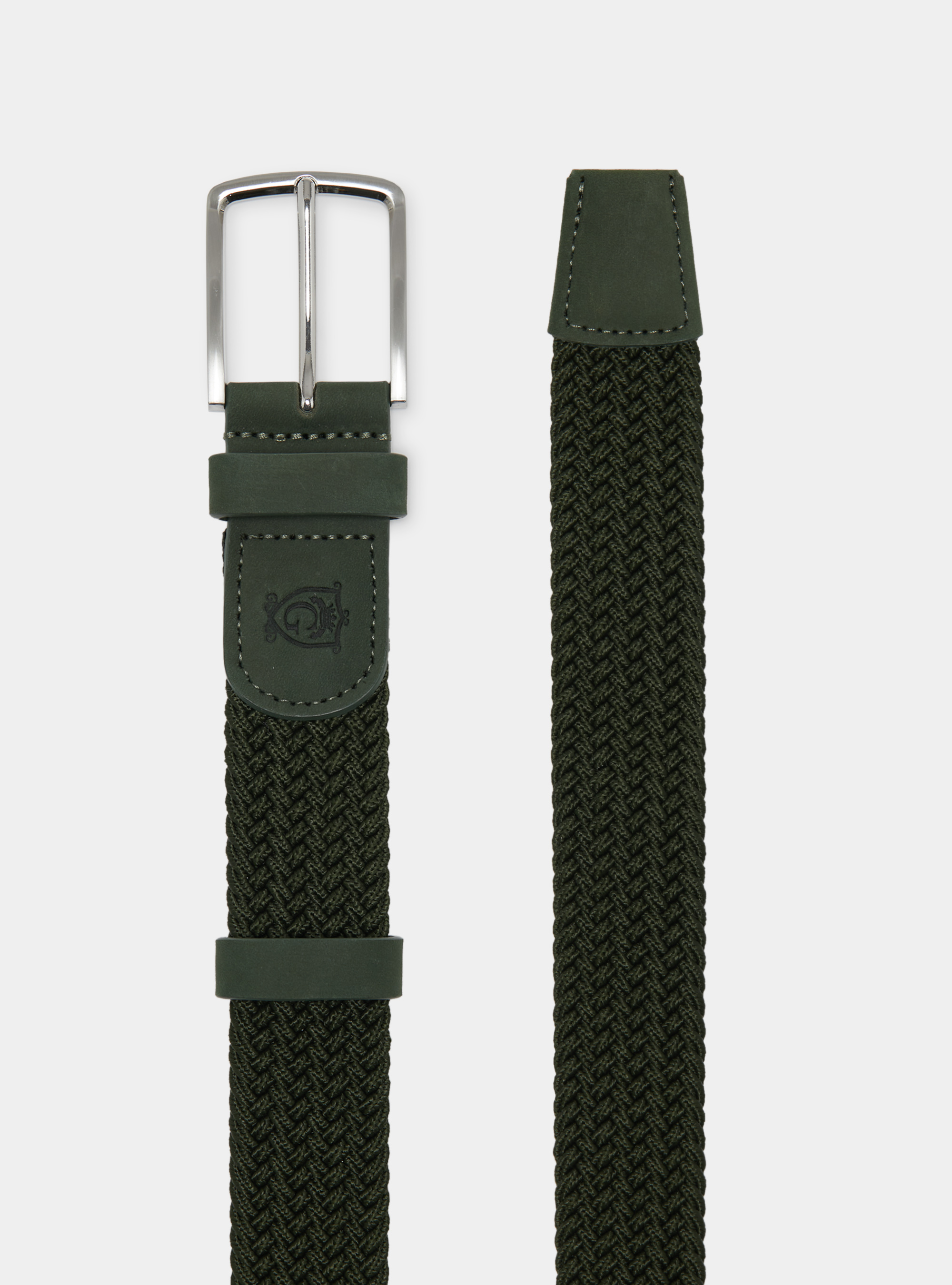 Ceinture élastique unie, VERT