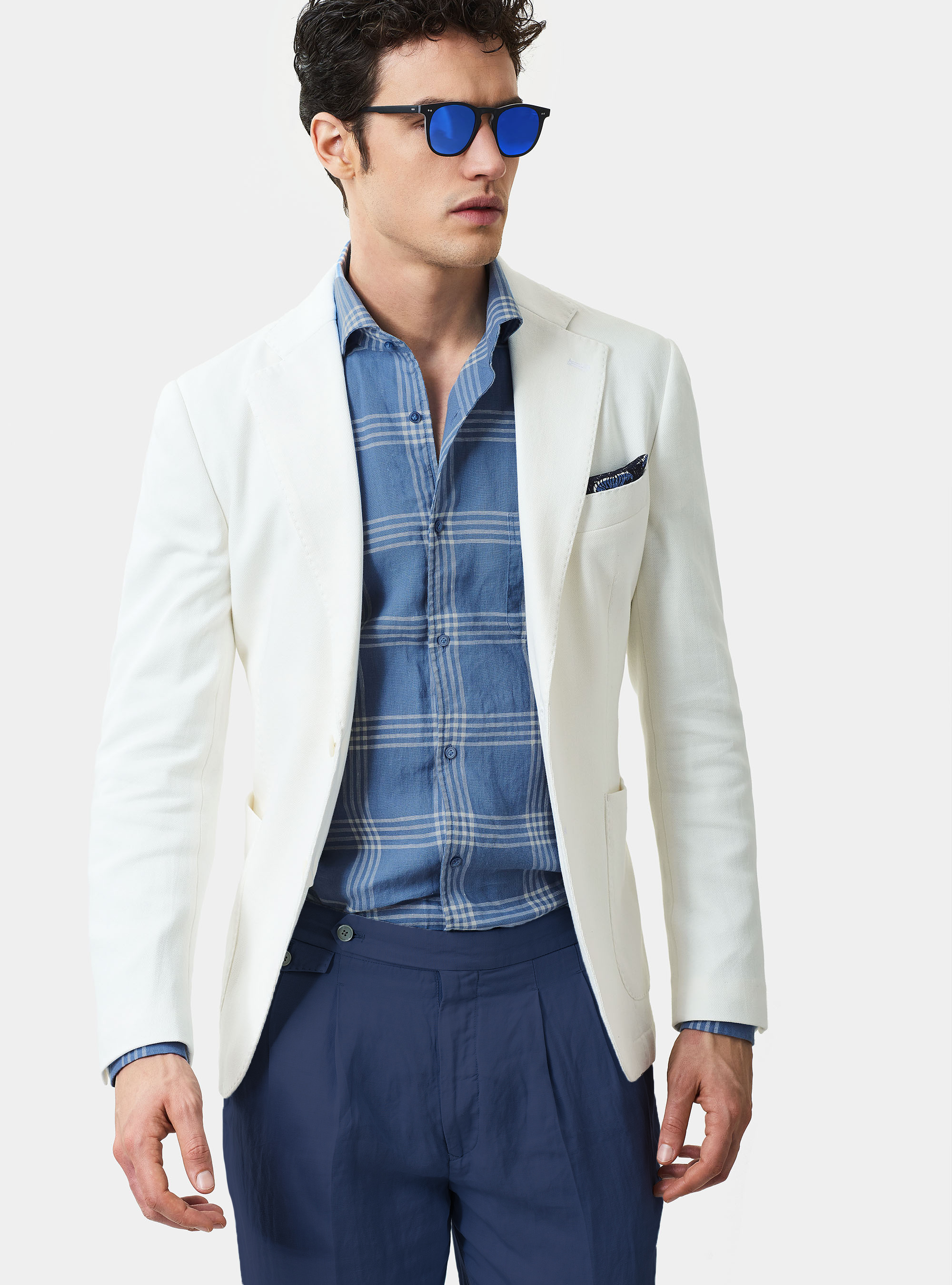 Cotton jersey blazer | GutteridgeEU 
