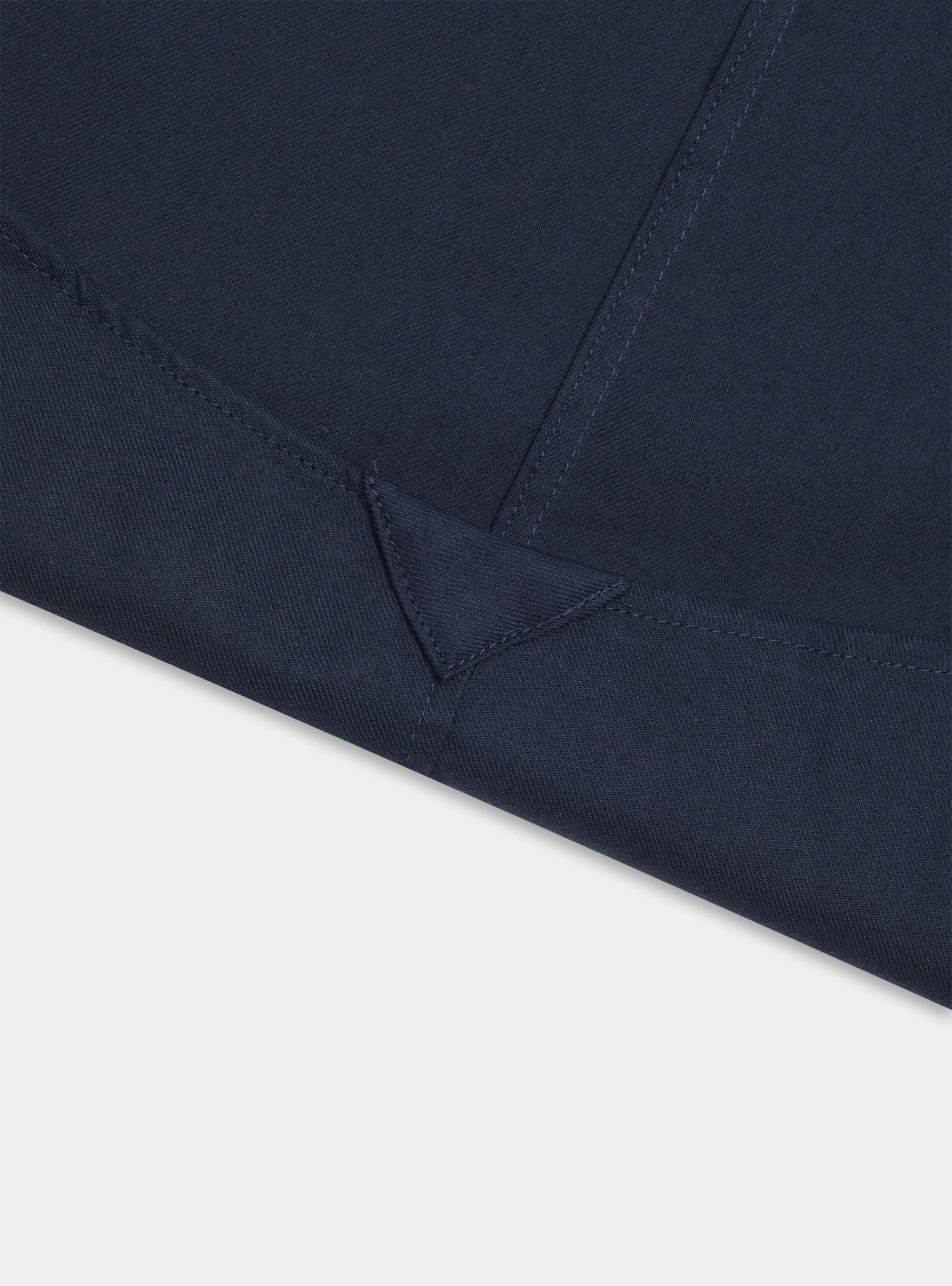 Camicia in flanella di cotone, BLU NAVY