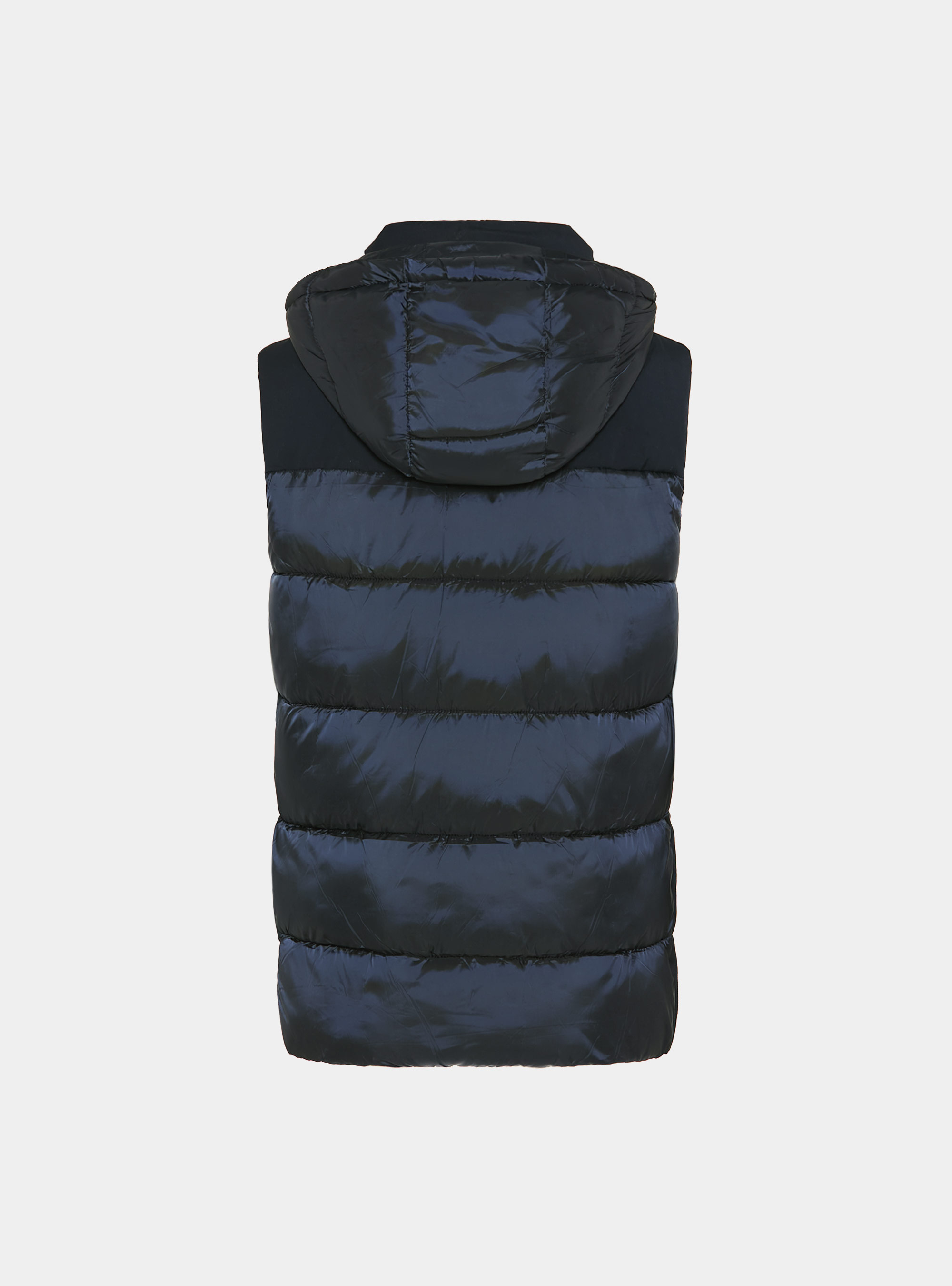 Smanicato imbottito con cappuccio, BLU NAVY