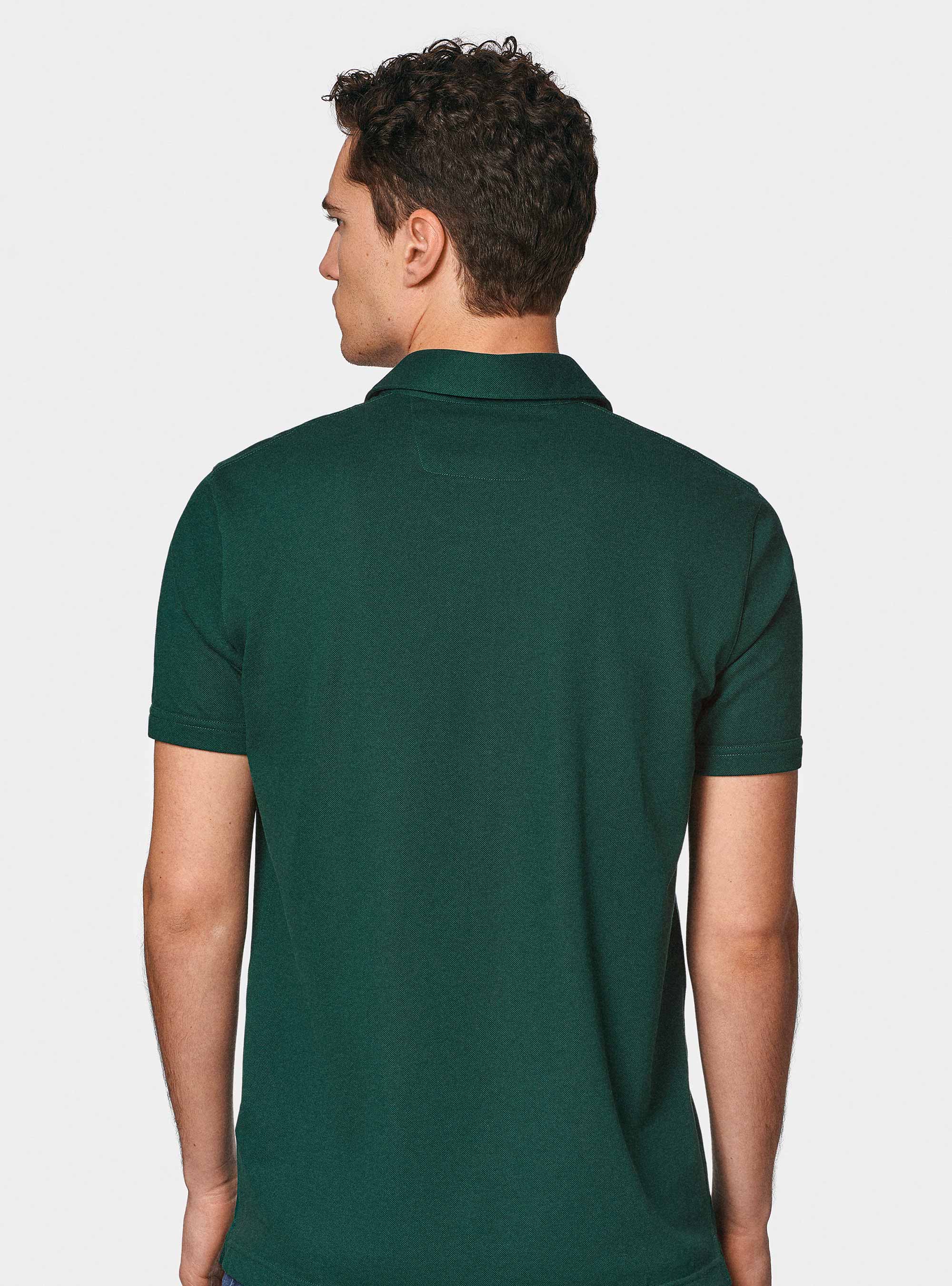 Polo de piqu&eacute; el&aacute;stico GT01, VERDE OLIVA