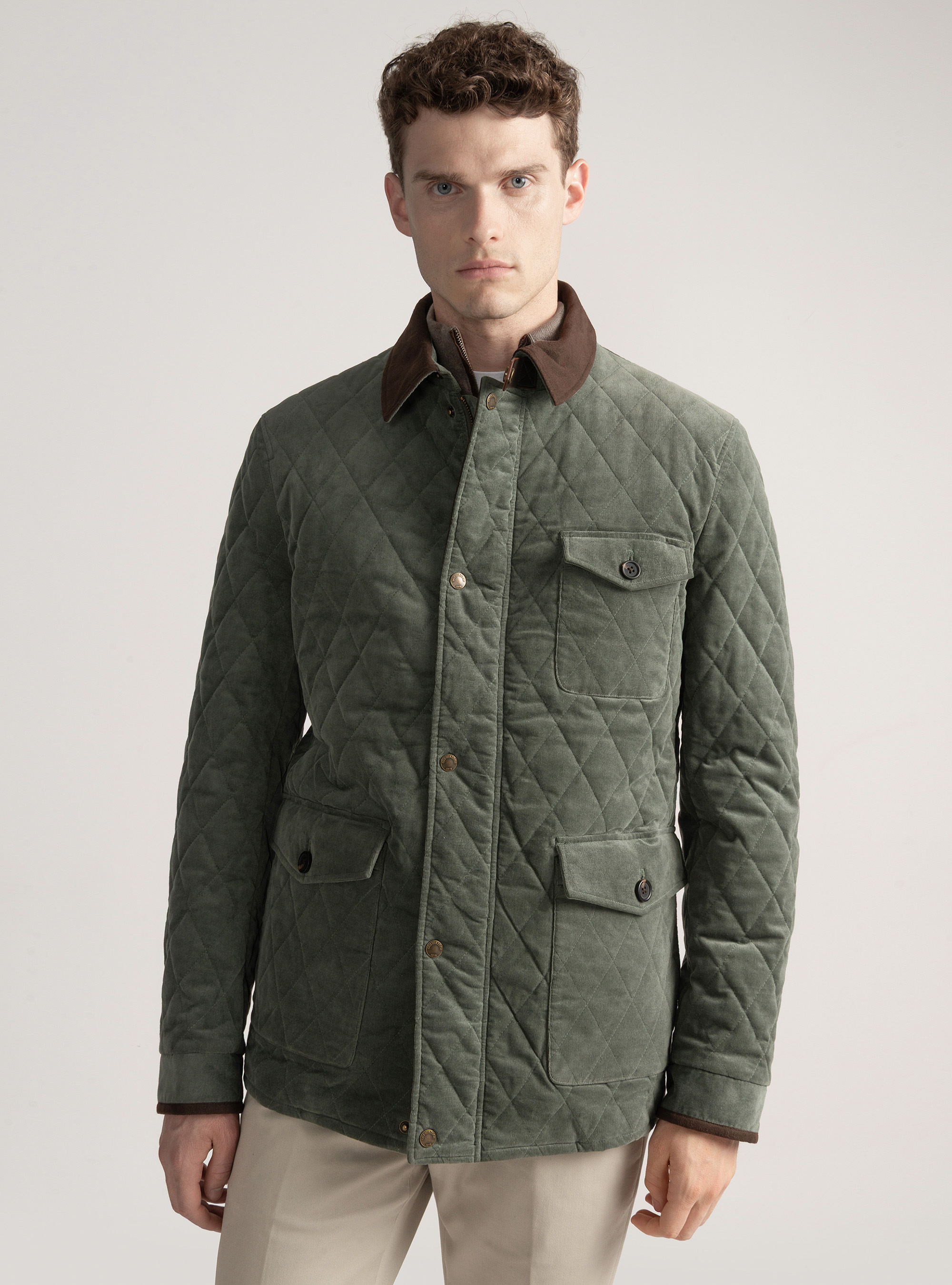 Velvet spiller jacket, SALVIA 0602C