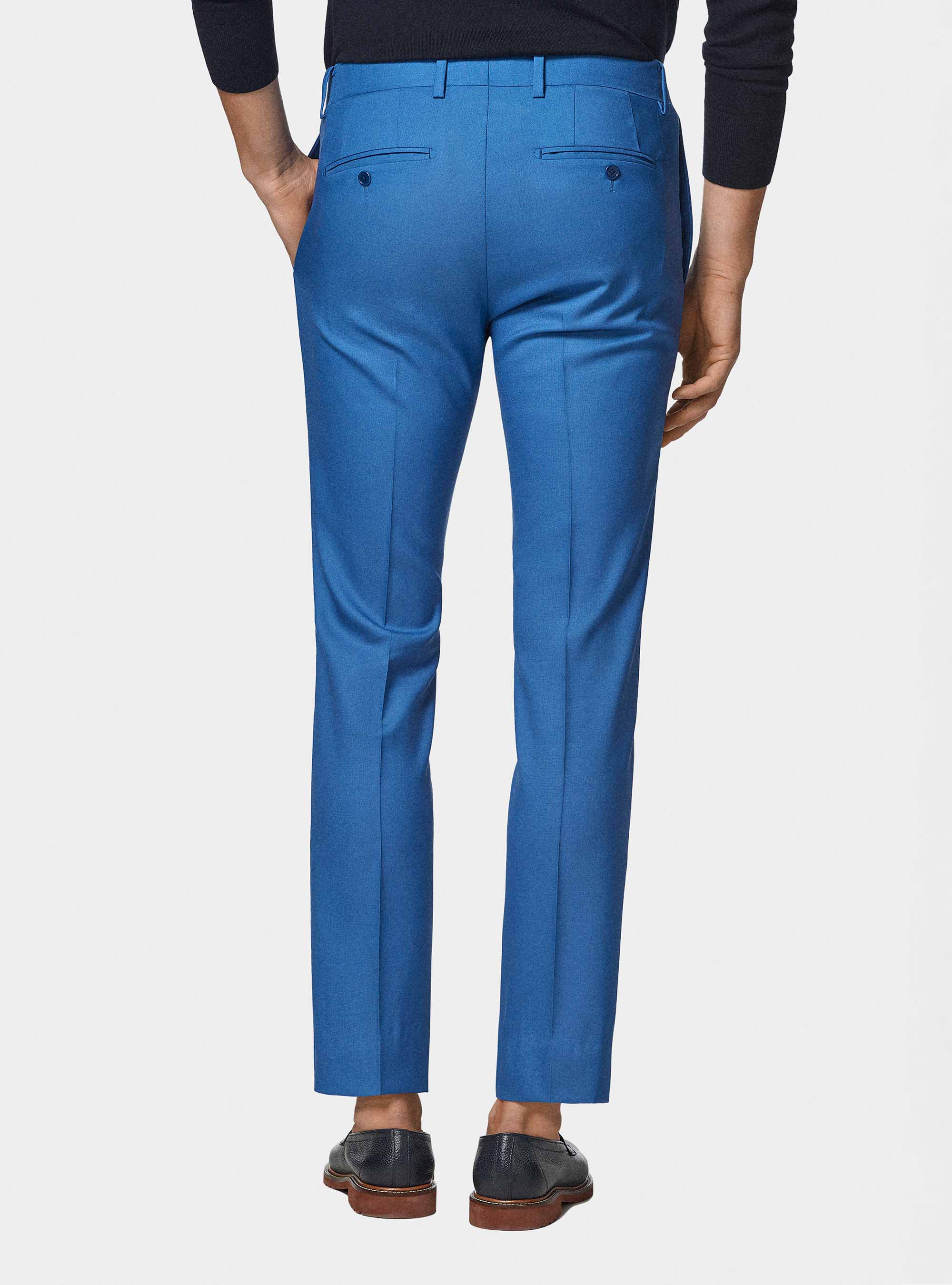 Pure wool suit trousers Vitale Barberis Canonico, 0226C CERULEO