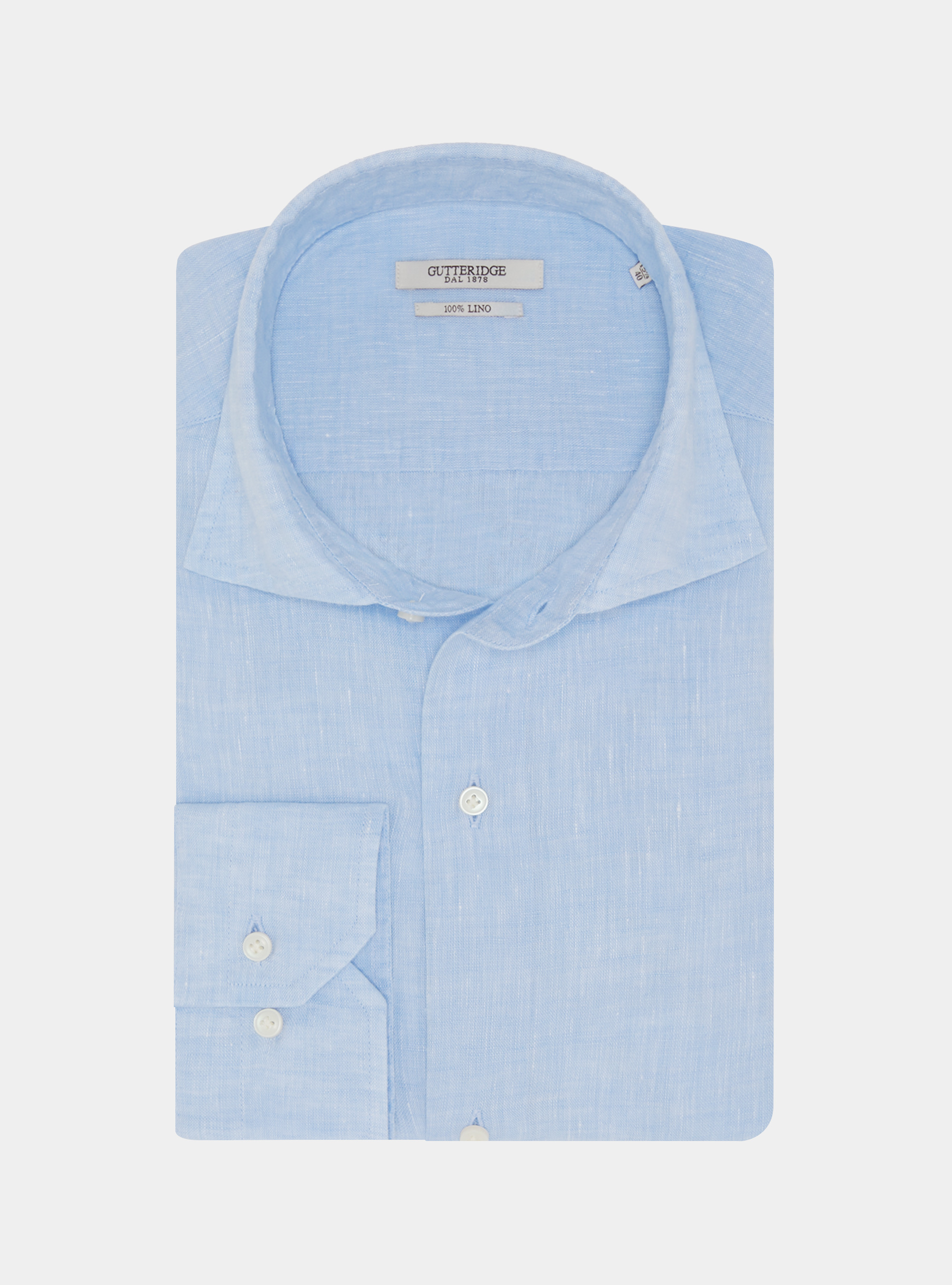 Pure linen shirt, LIGHT BLUE