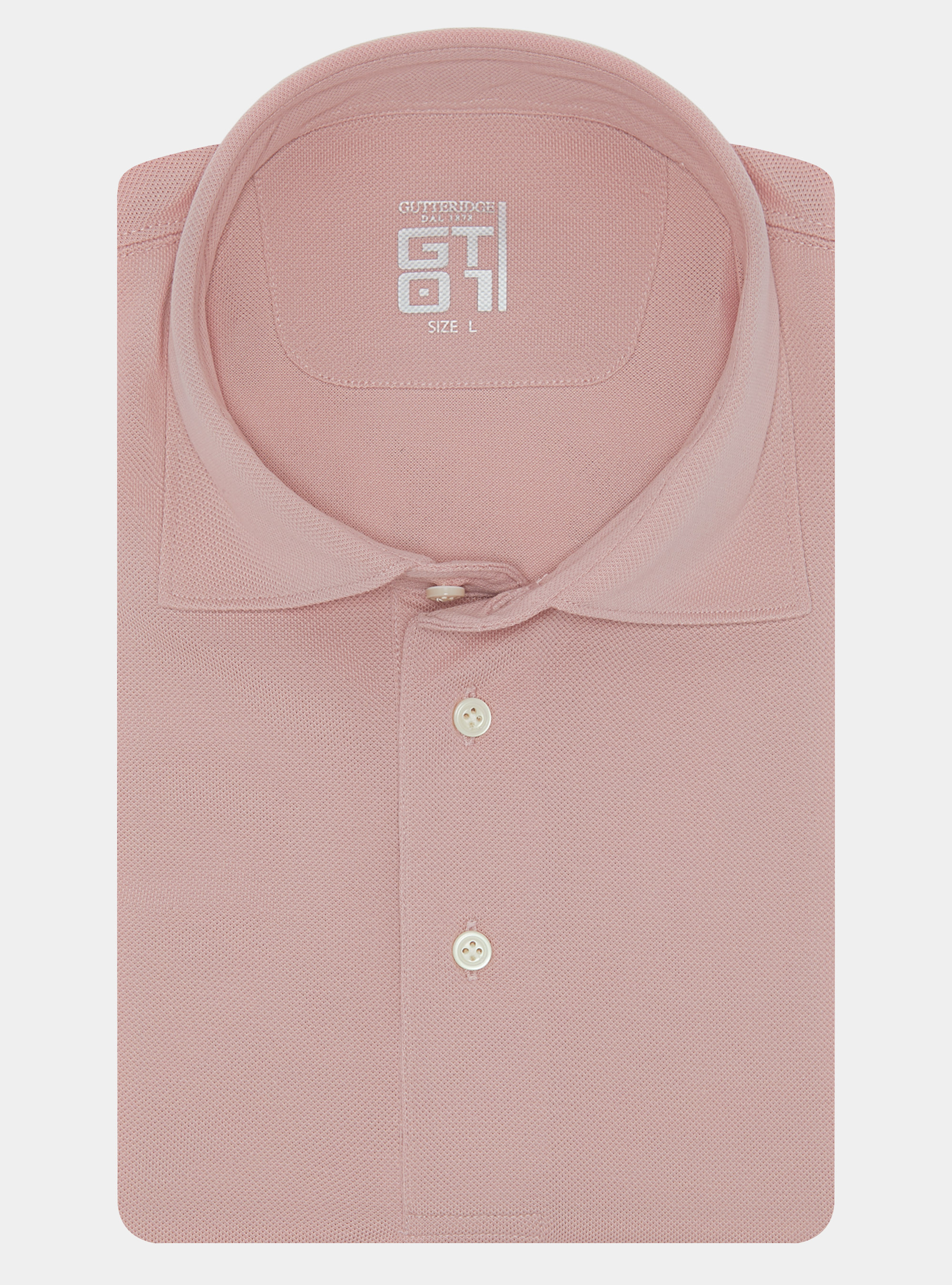 Polo GT01 in piquet stretch, 0441C ROSA SCURO