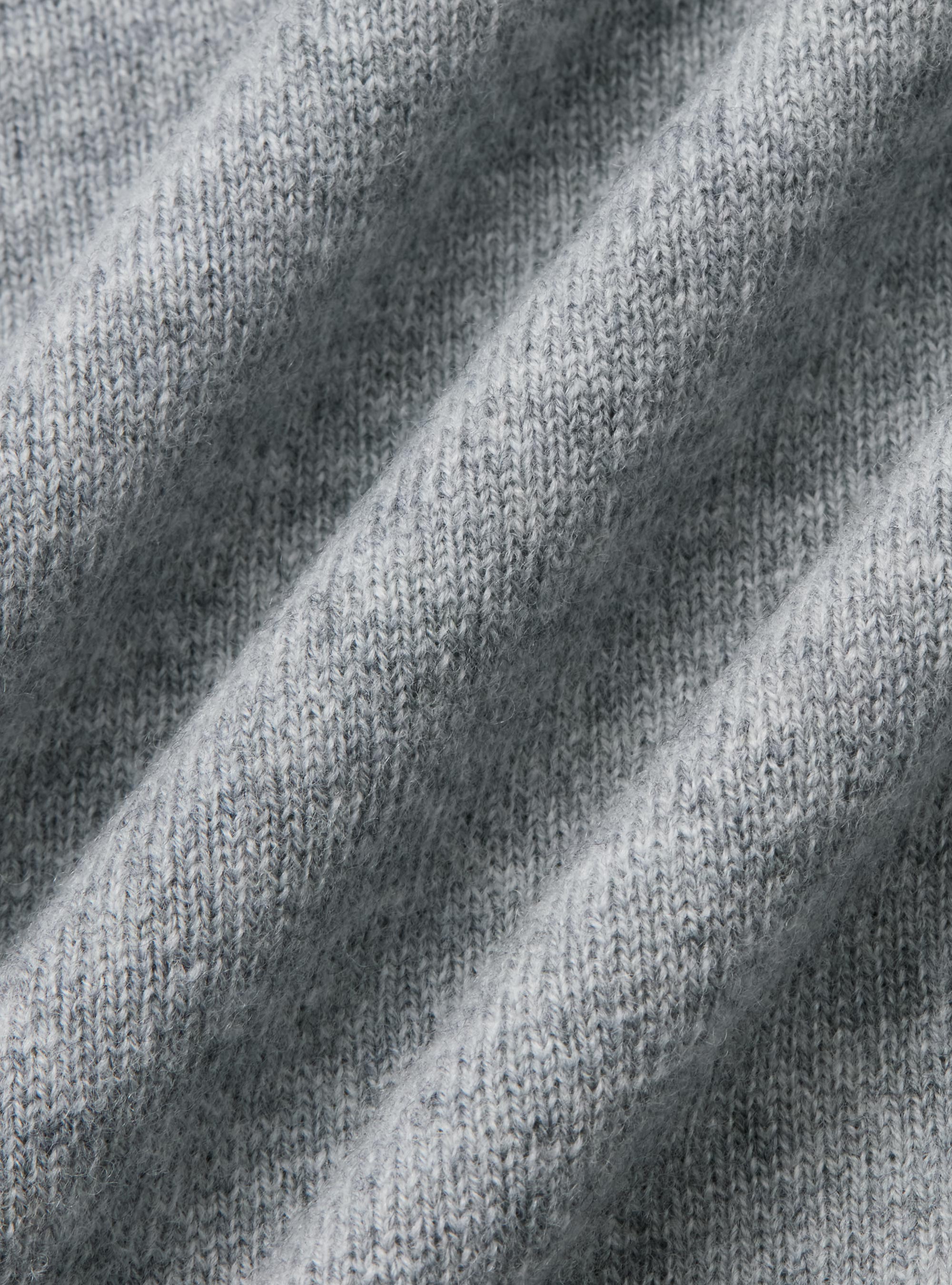 Maglia scollo a V in lana merino, GRIGIO MELANGE 0151C