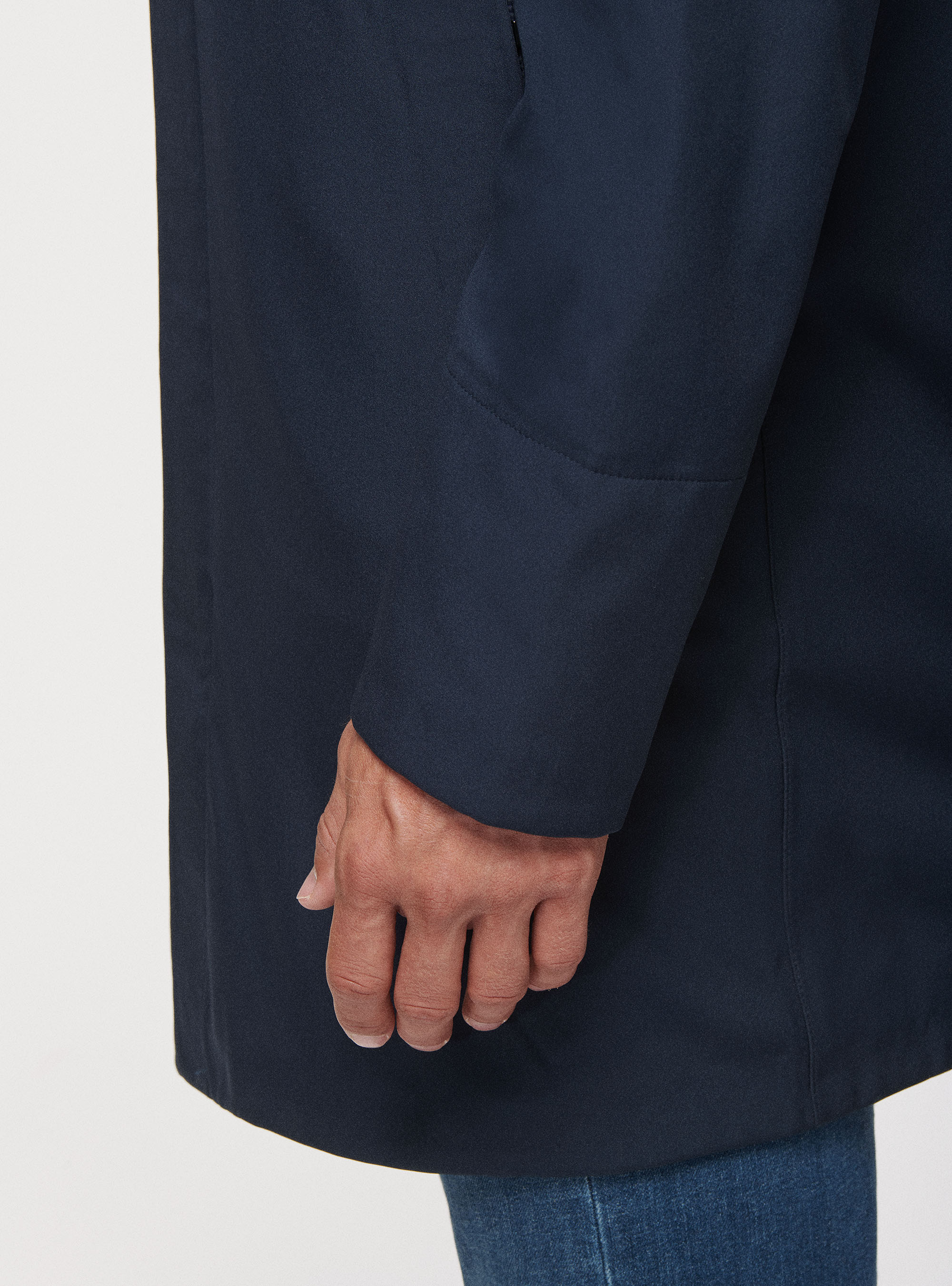 Giubbotto tecnico con cappuccio, BLU