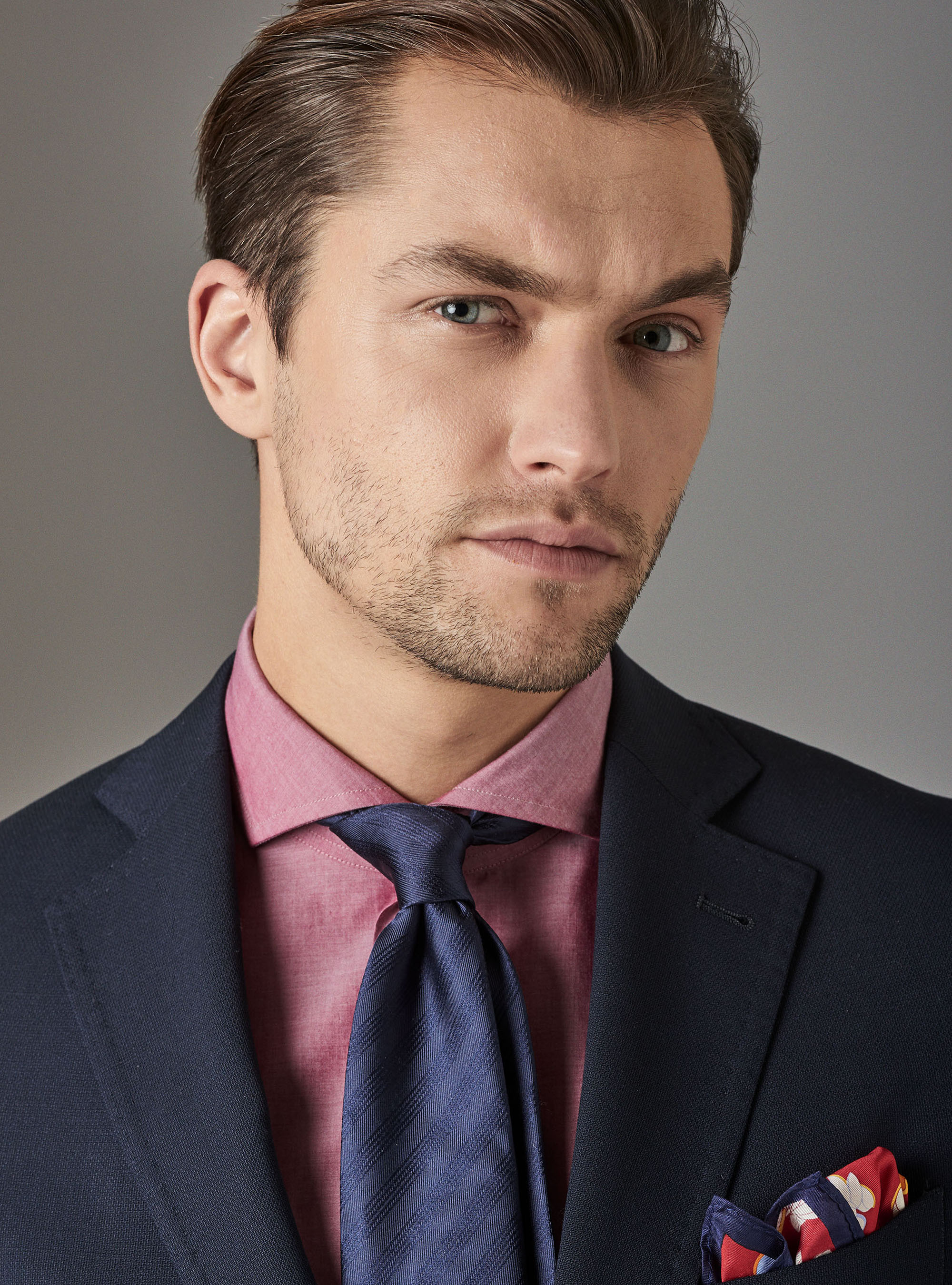 Giacca per abito micro texture, BLU NAVY