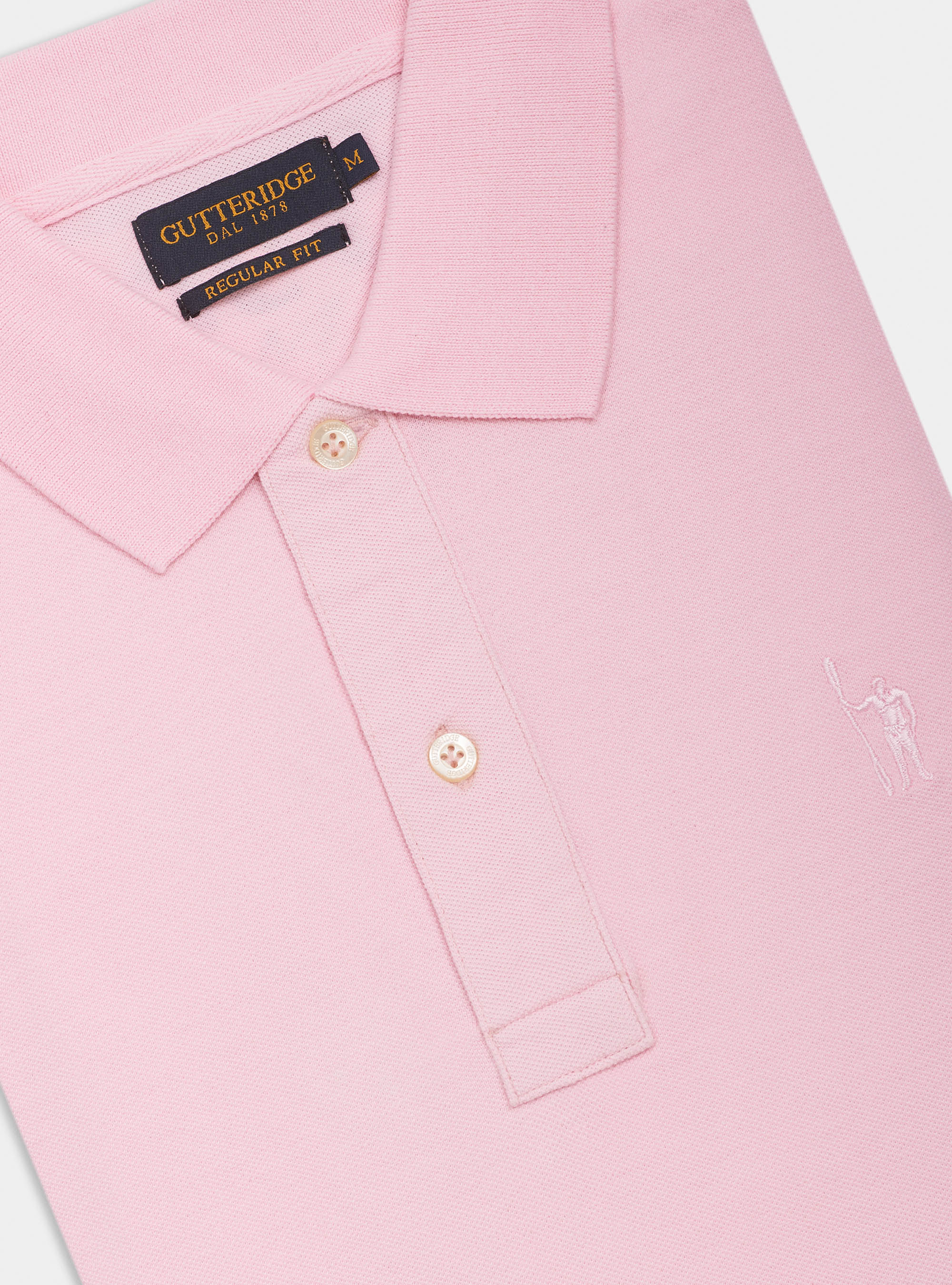 Polo cl&aacute;sico de piqu&eacute;, ROSA