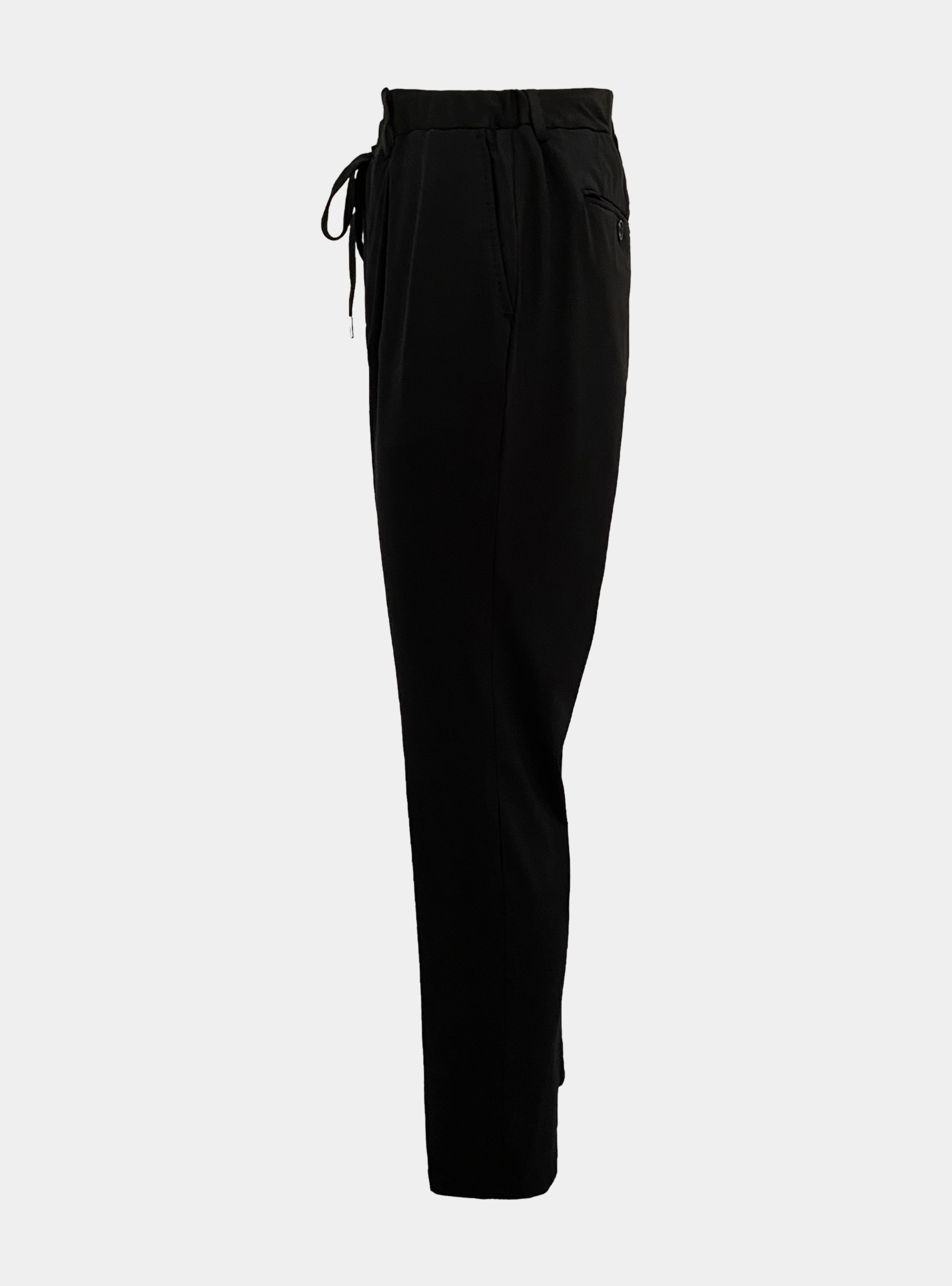 Joggers trousers in technical travelwear fabric, BLACK