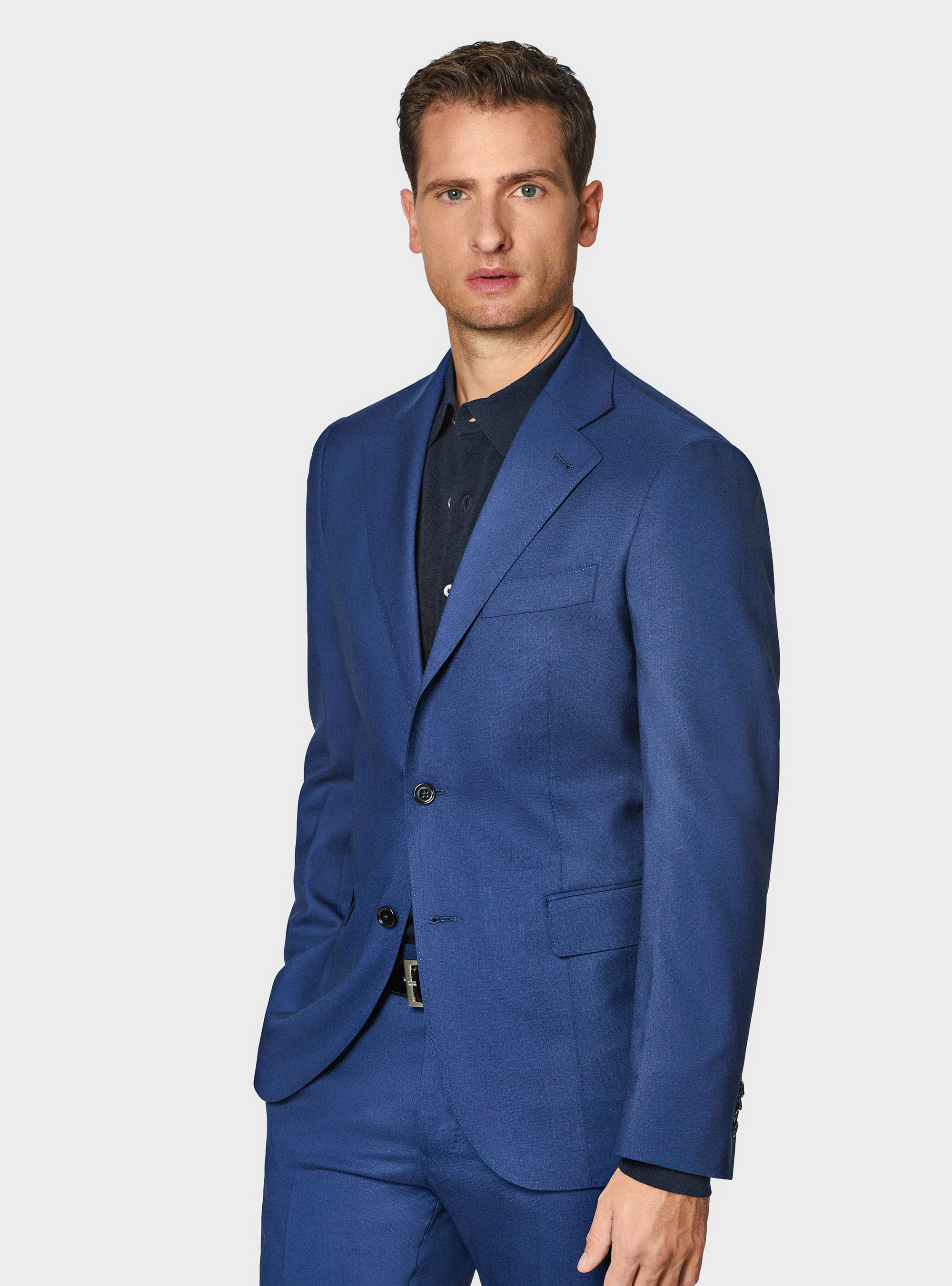 Pure wool suit blazer Vitale Barberis Canonico, BLUE