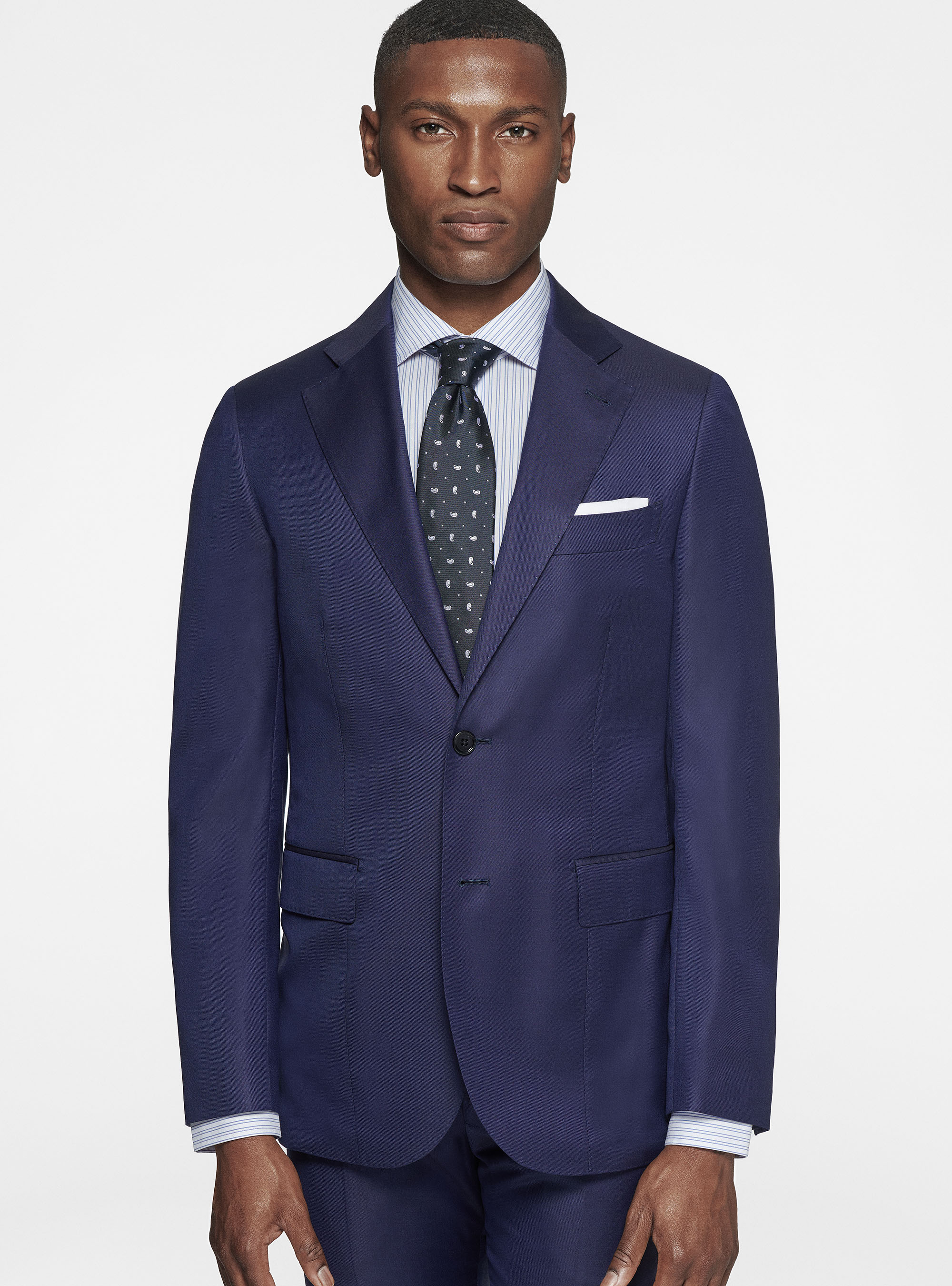 Giacca in pura lana superfine 110's, BASALTO