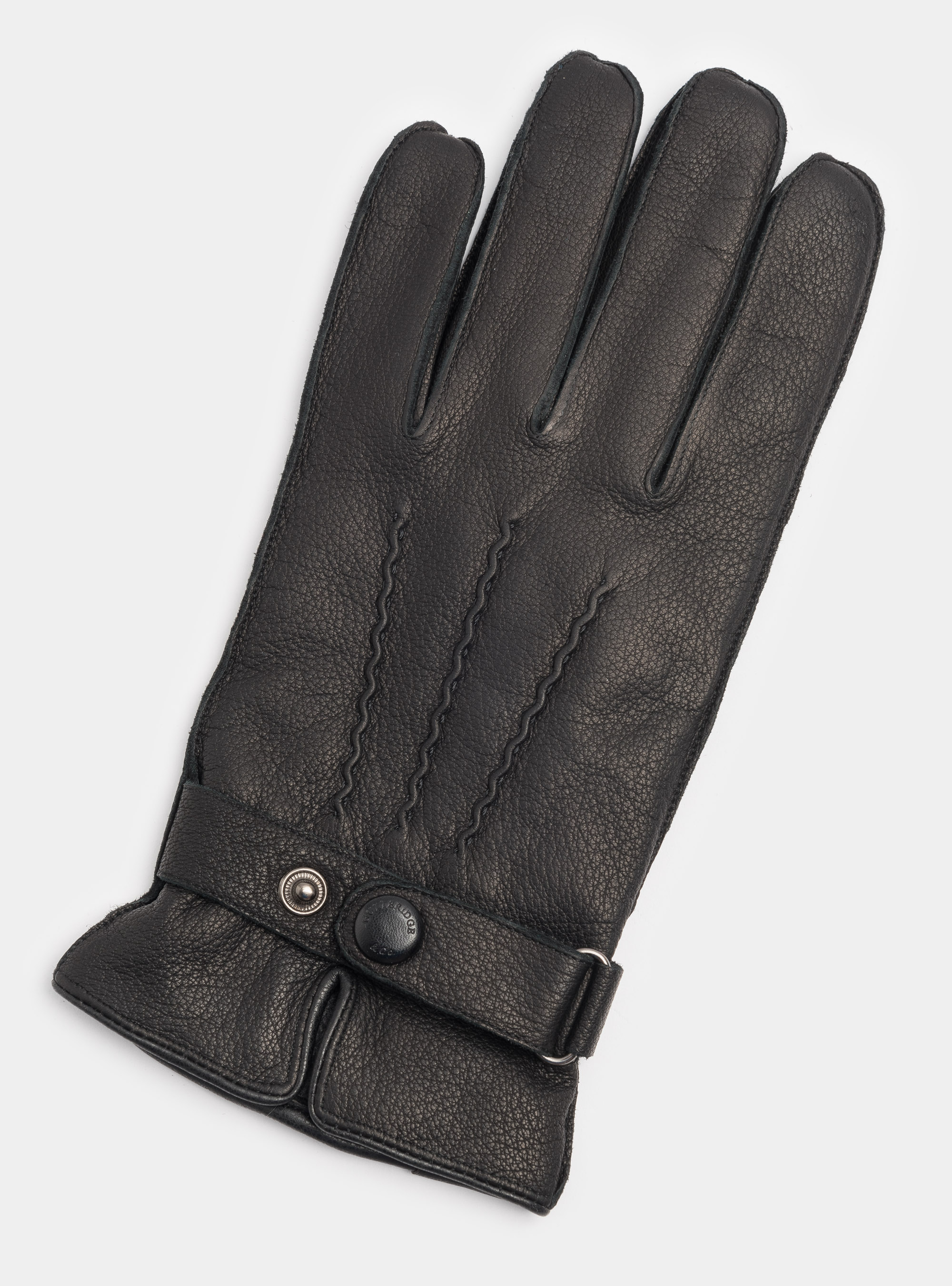 Guanti in pelle, NERO